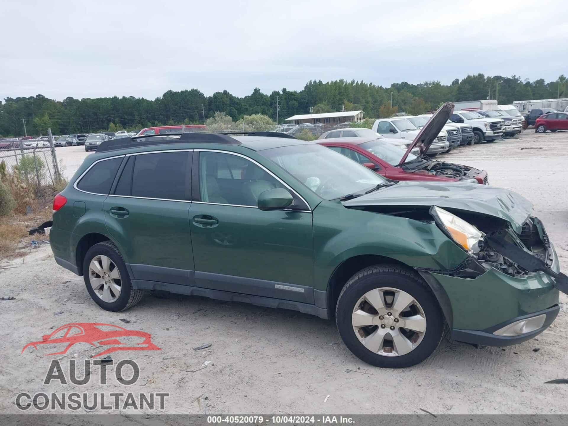 SUBARU OUTBACK 2011 - 4S4BRDKC0B2352964