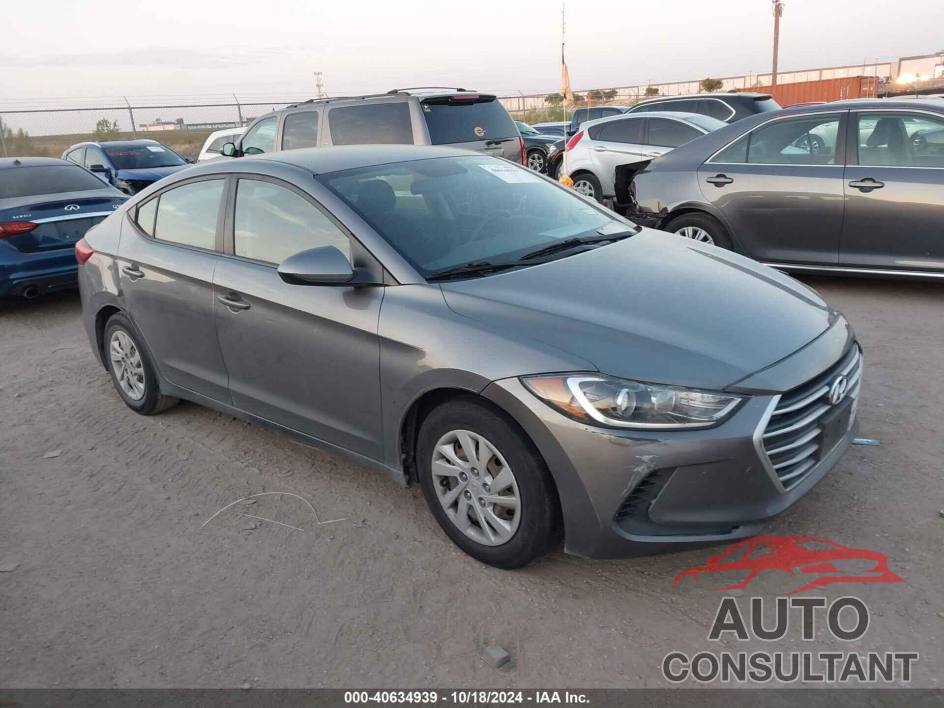 HYUNDAI ELANTRA 2018 - 5NPD74LF0JH390686