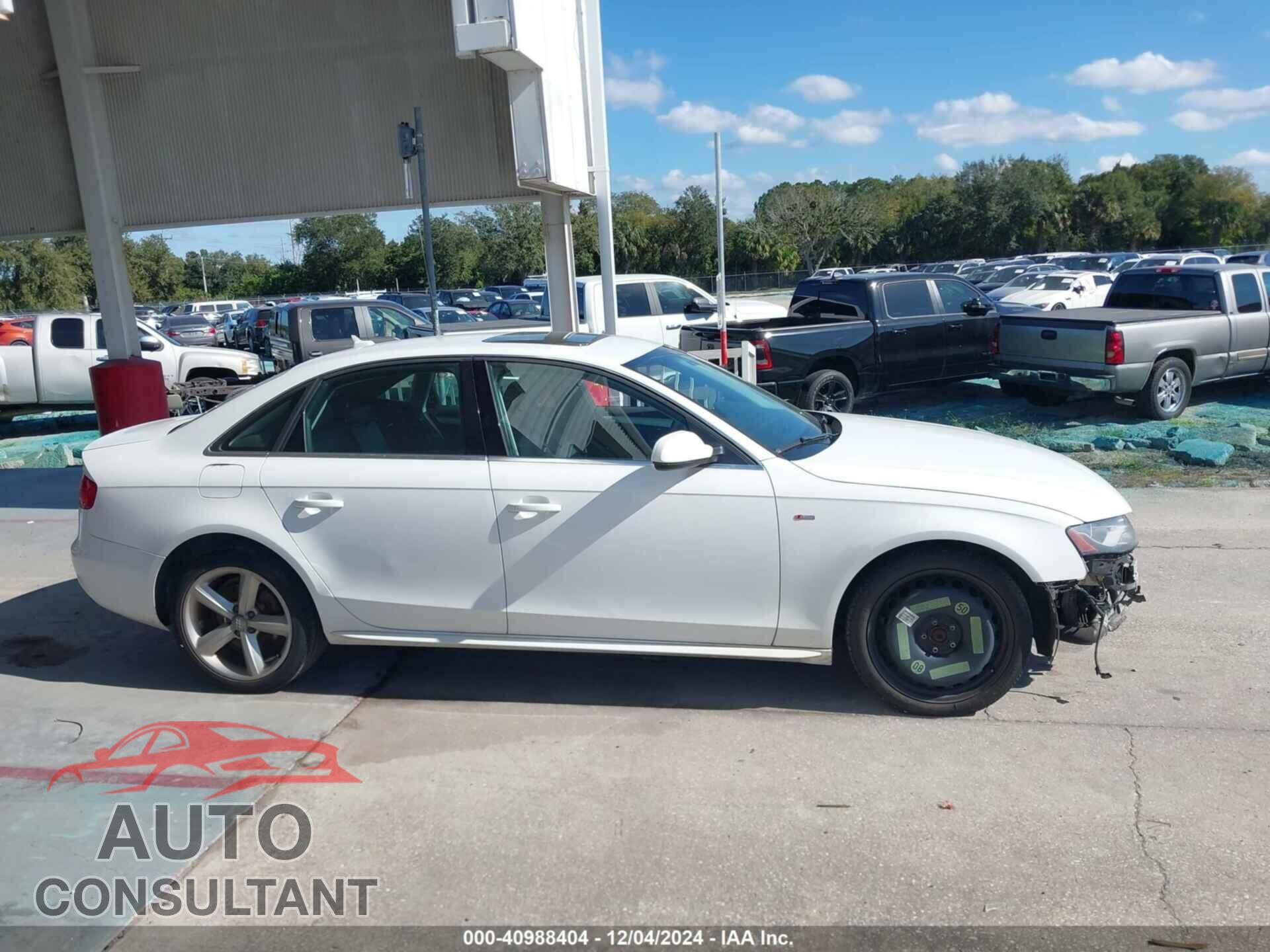 AUDI A4 2012 - WAUFFAFL3CN017167