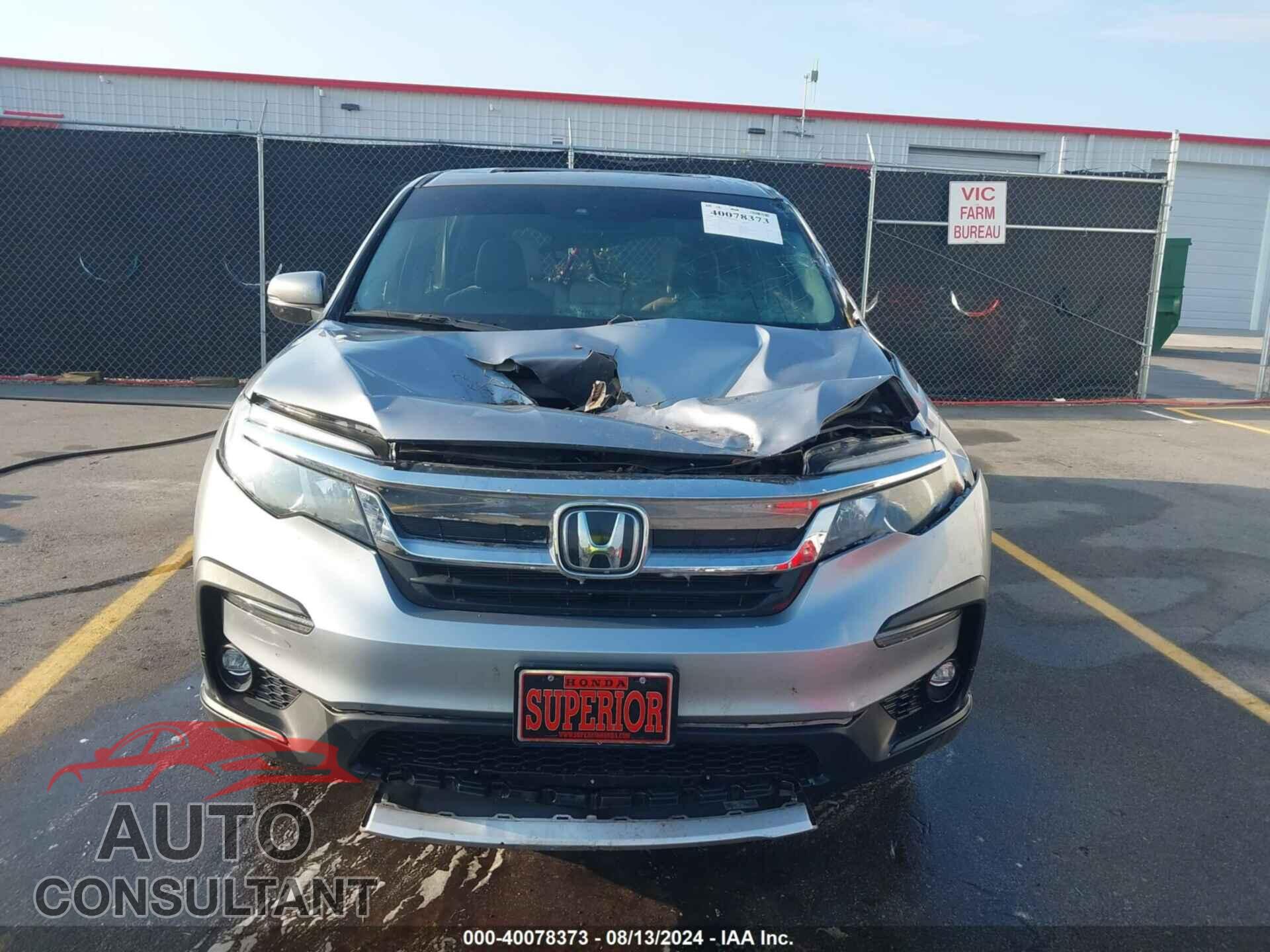 HONDA PILOT 2021 - 5FNYF5H59MB004019