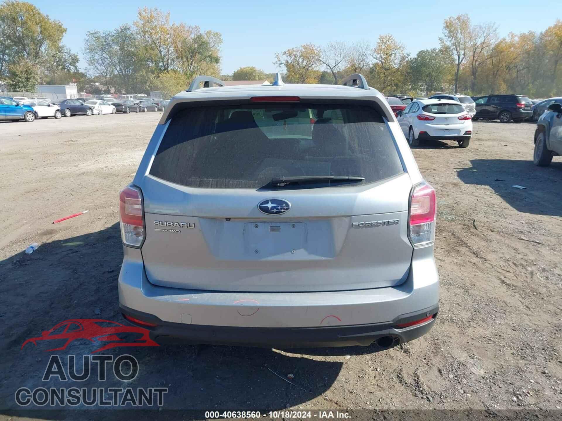 SUBARU FORESTER 2018 - JF2SJARC4JH403203