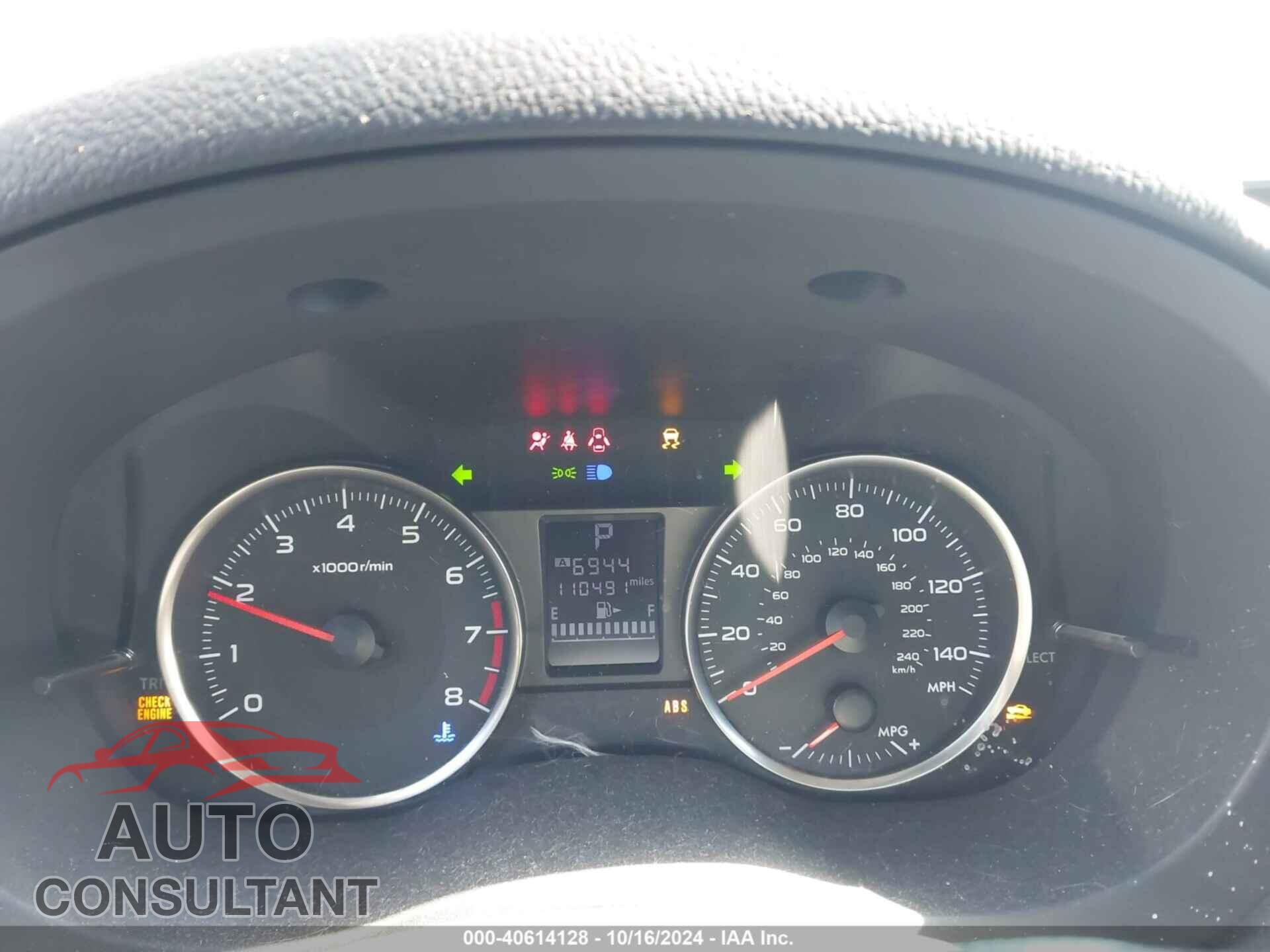 SUBARU CROSSTREK 2017 - JF2GPABC1H8234203