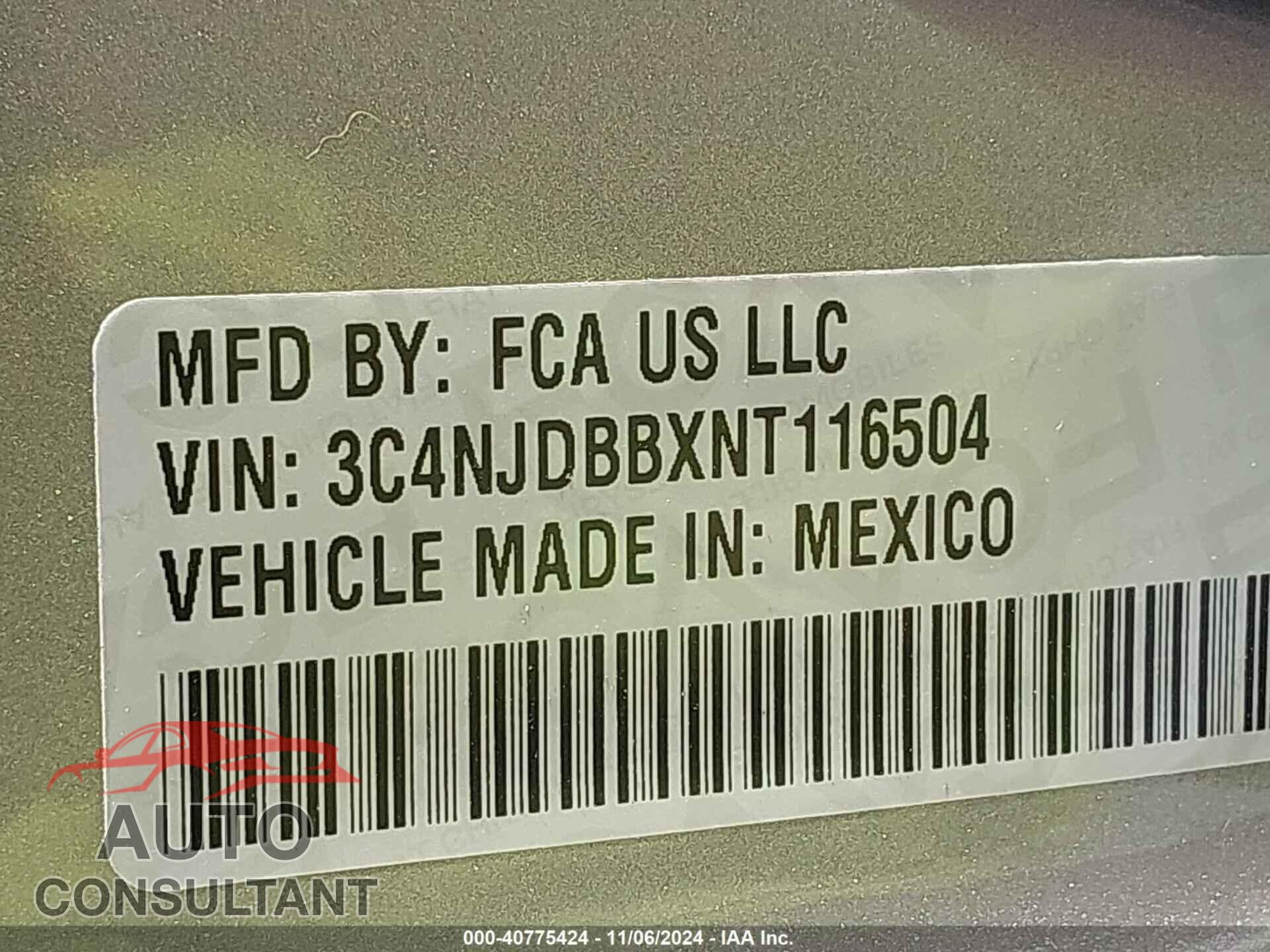 JEEP COMPASS 2022 - 3C4NJDBBXNT116504