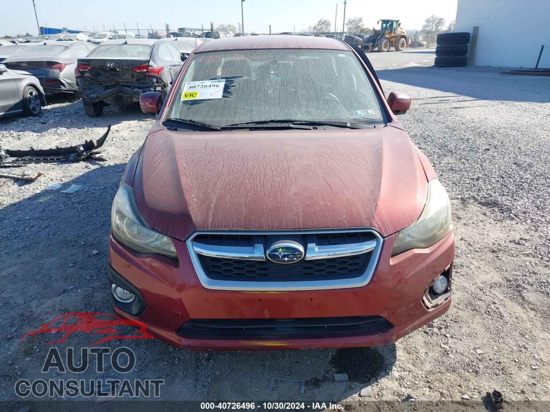 SUBARU IMPREZA 2012 - JF1GJAC65CH021889