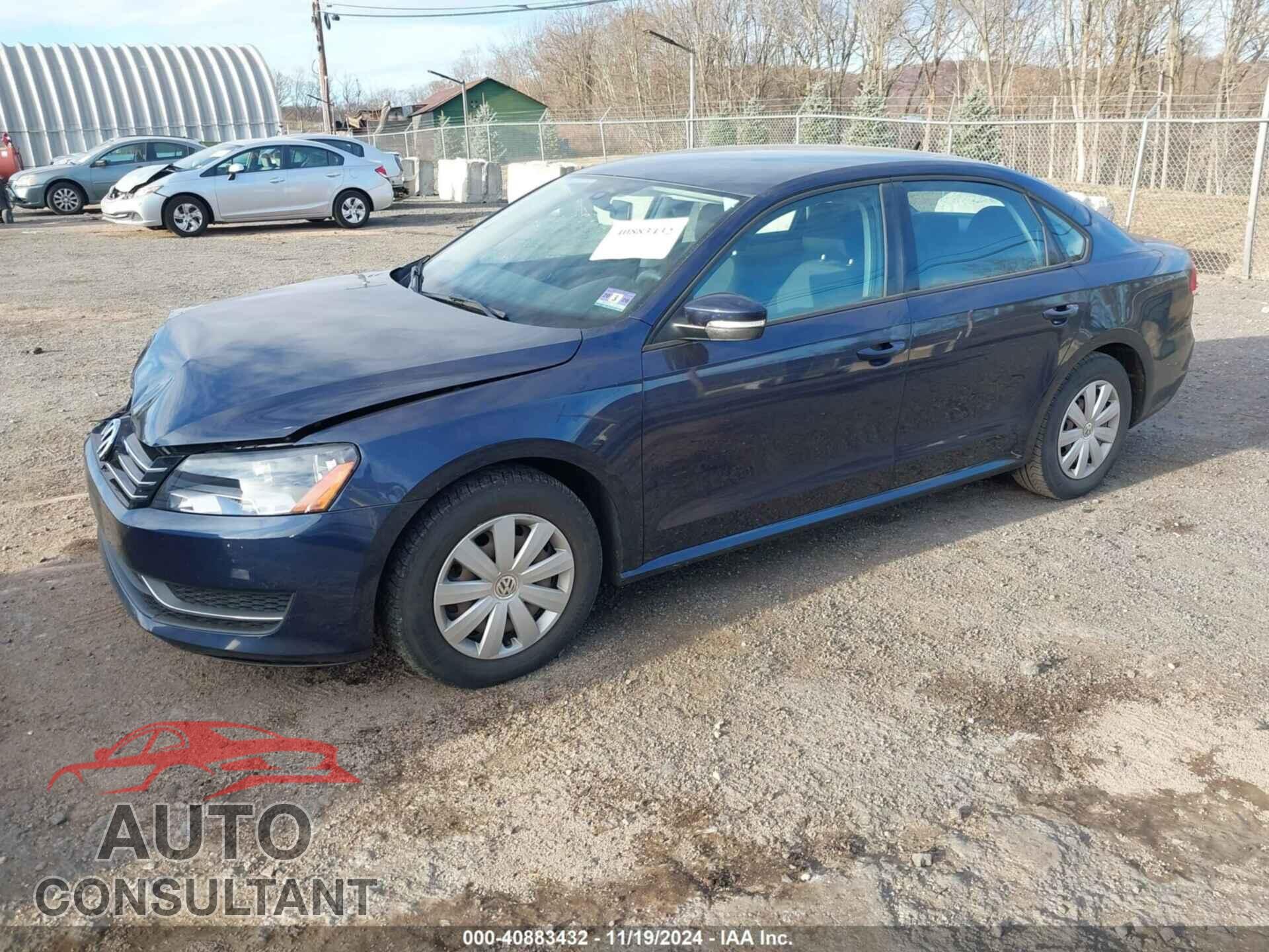 VOLKSWAGEN PASSAT 2013 - 1VWAP7A30DC020378