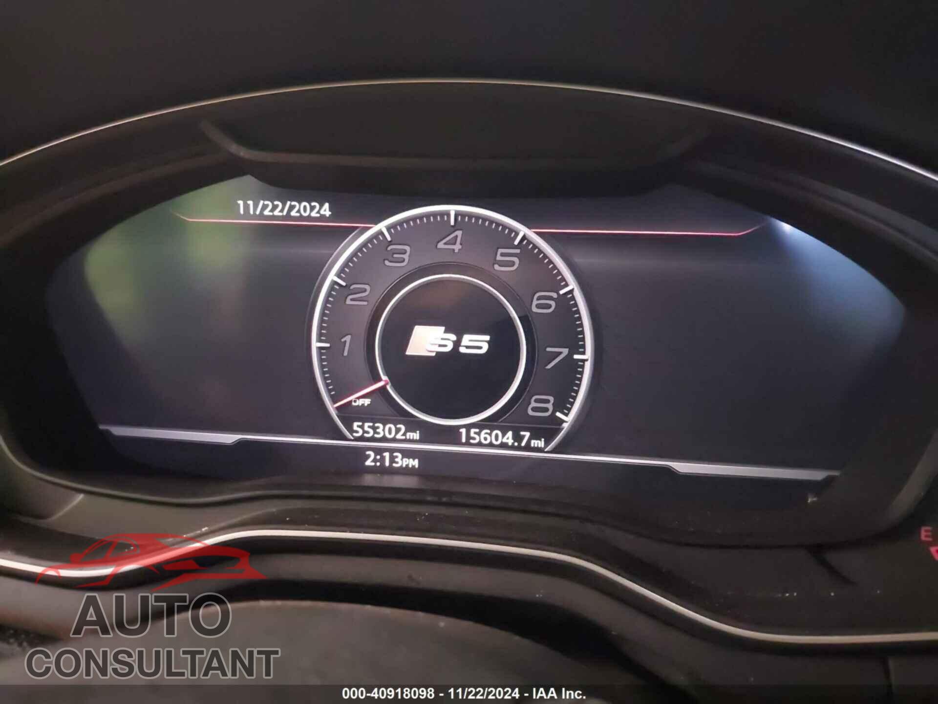 AUDI S5 2018 - WAUR4AF57JA019318
