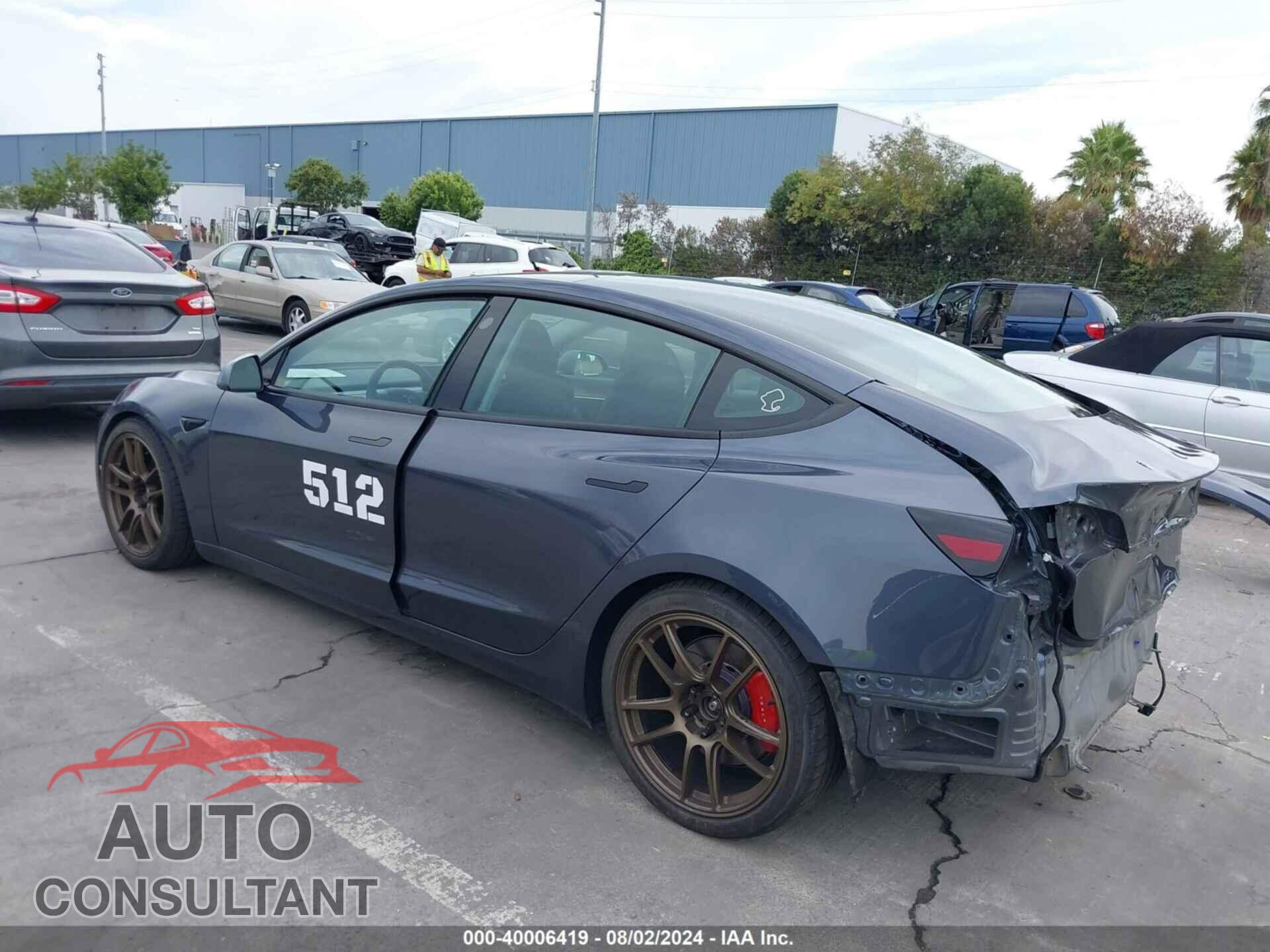 TESLA MODEL 3 2022 - 5YJ3E1EC9NF129029