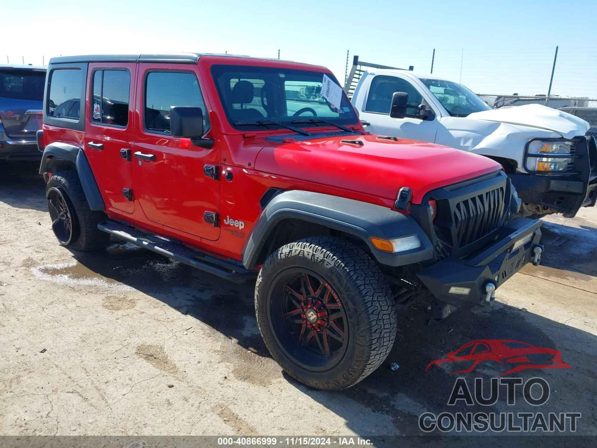 JEEP WRANGLER UNLIMITED 2020 - 1C4HJXDN8LW257231