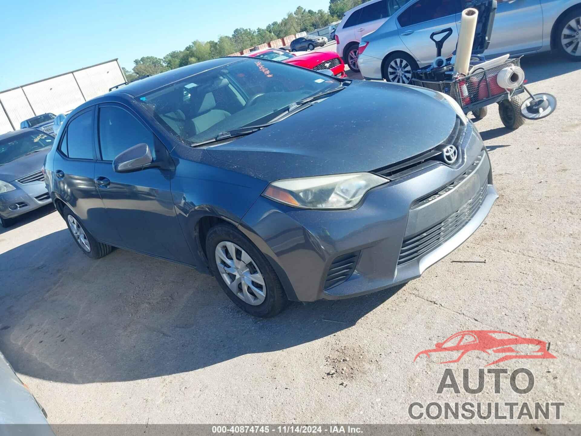 TOYOTA COROLLA 2016 - 5YFBURHE6GP375814