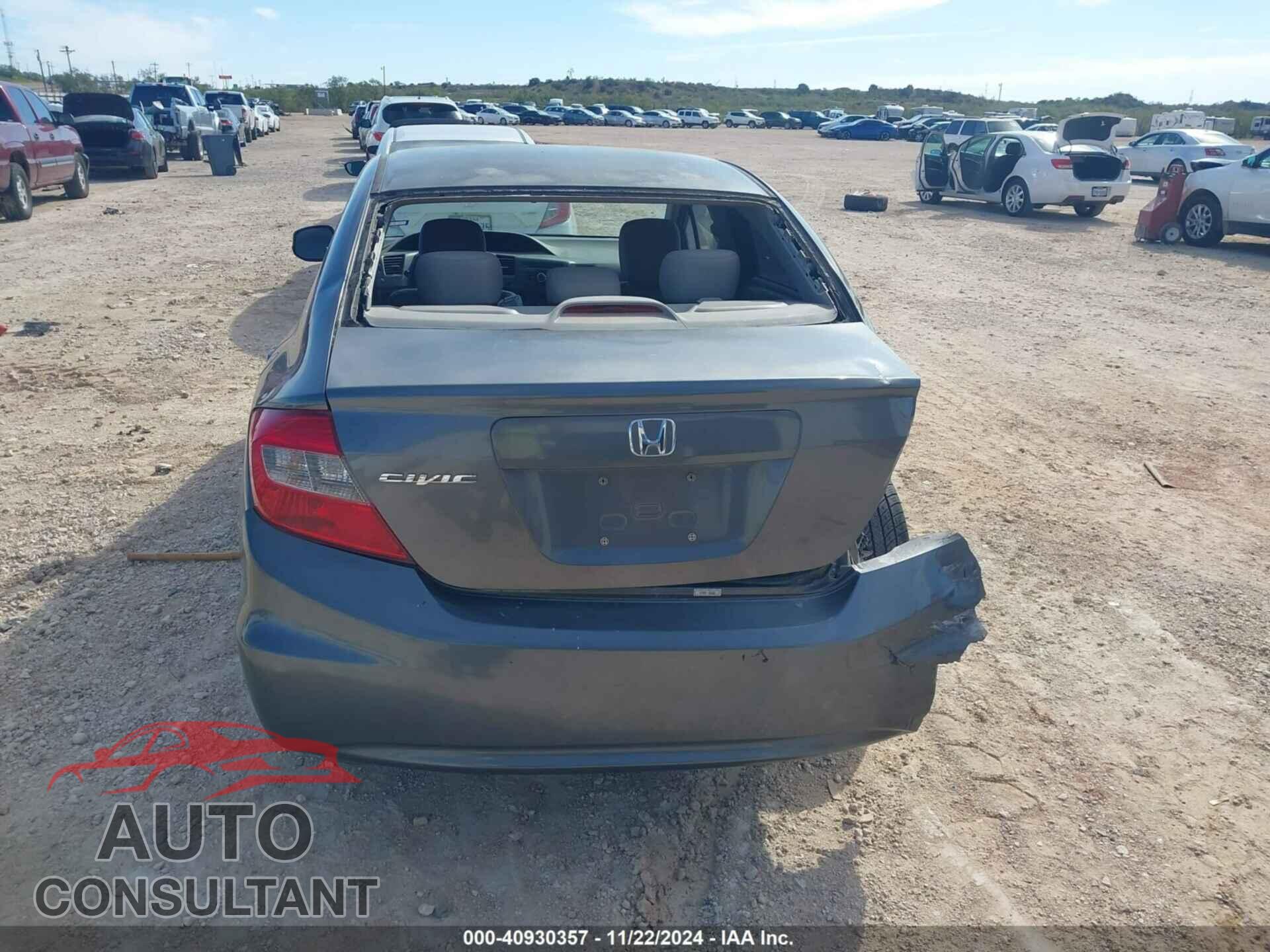 HONDA CIVIC 2012 - 2HGFB2F99CH315600