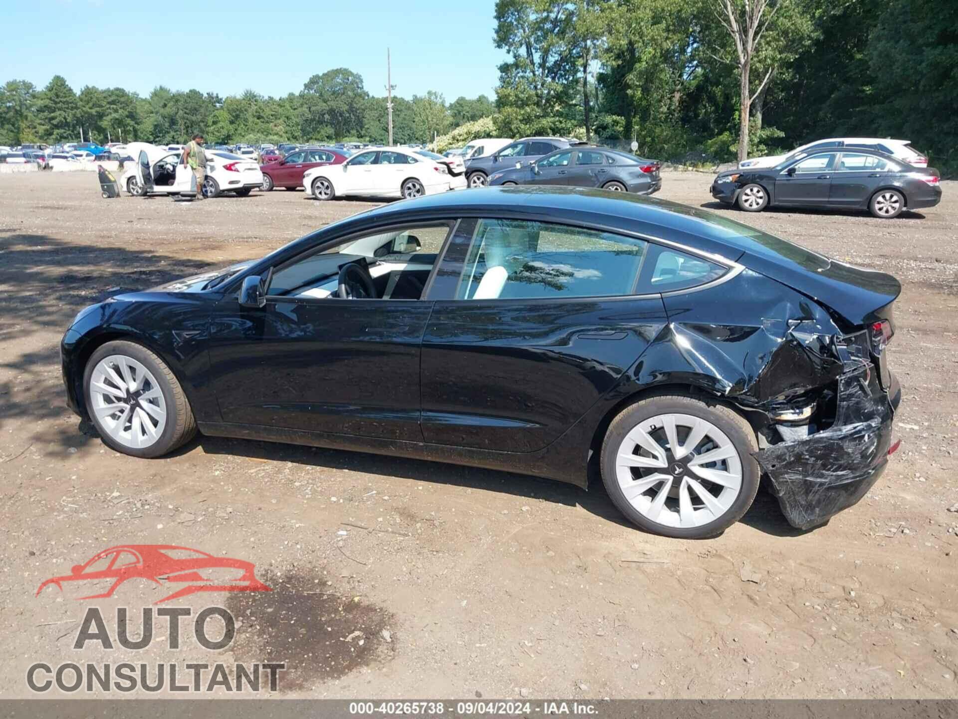 TESLA MODEL 3 2022 - 5YJ3E1EBXNF353403