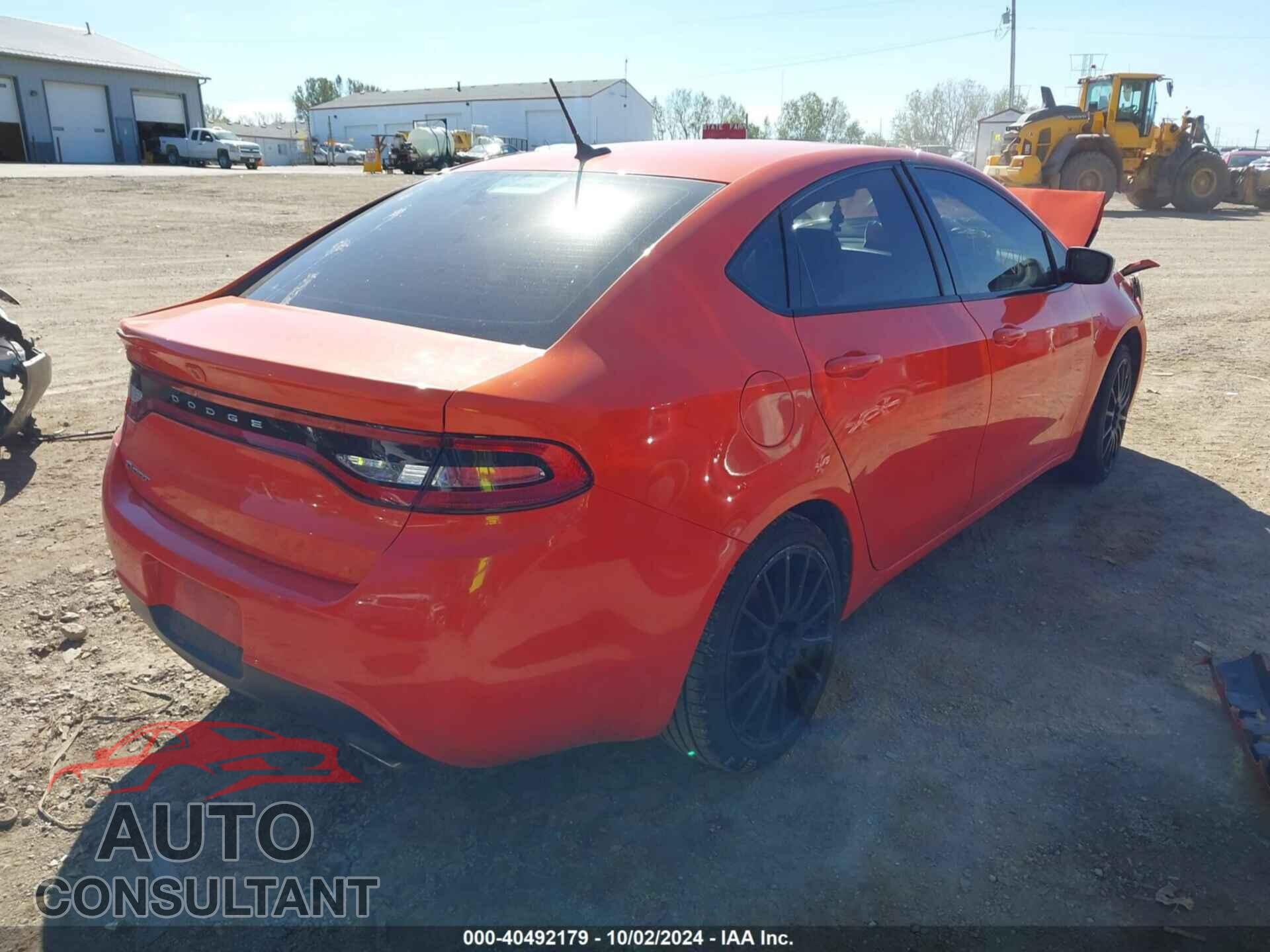 DODGE DART 2016 - 1C3CDFBBXGD644292