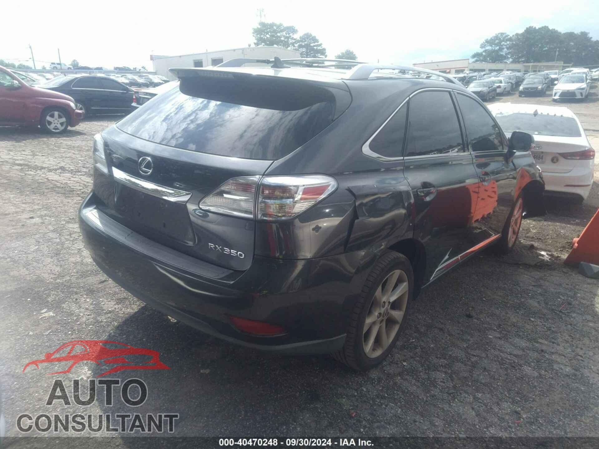LEXUS RX 350 2011 - 2T2ZK1BA9BC063485