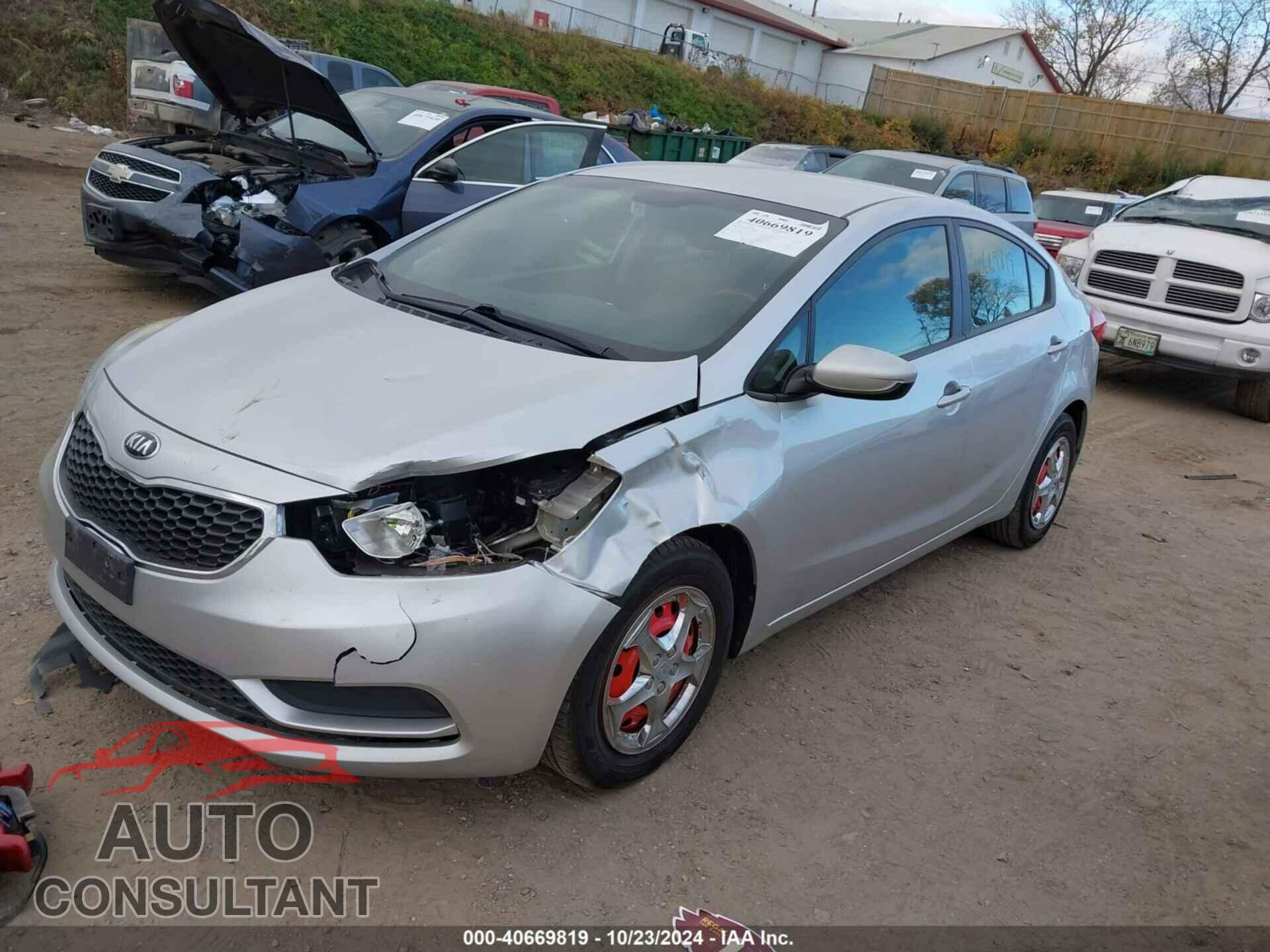 KIA FORTE 2014 - KNAFK4A62E5065647