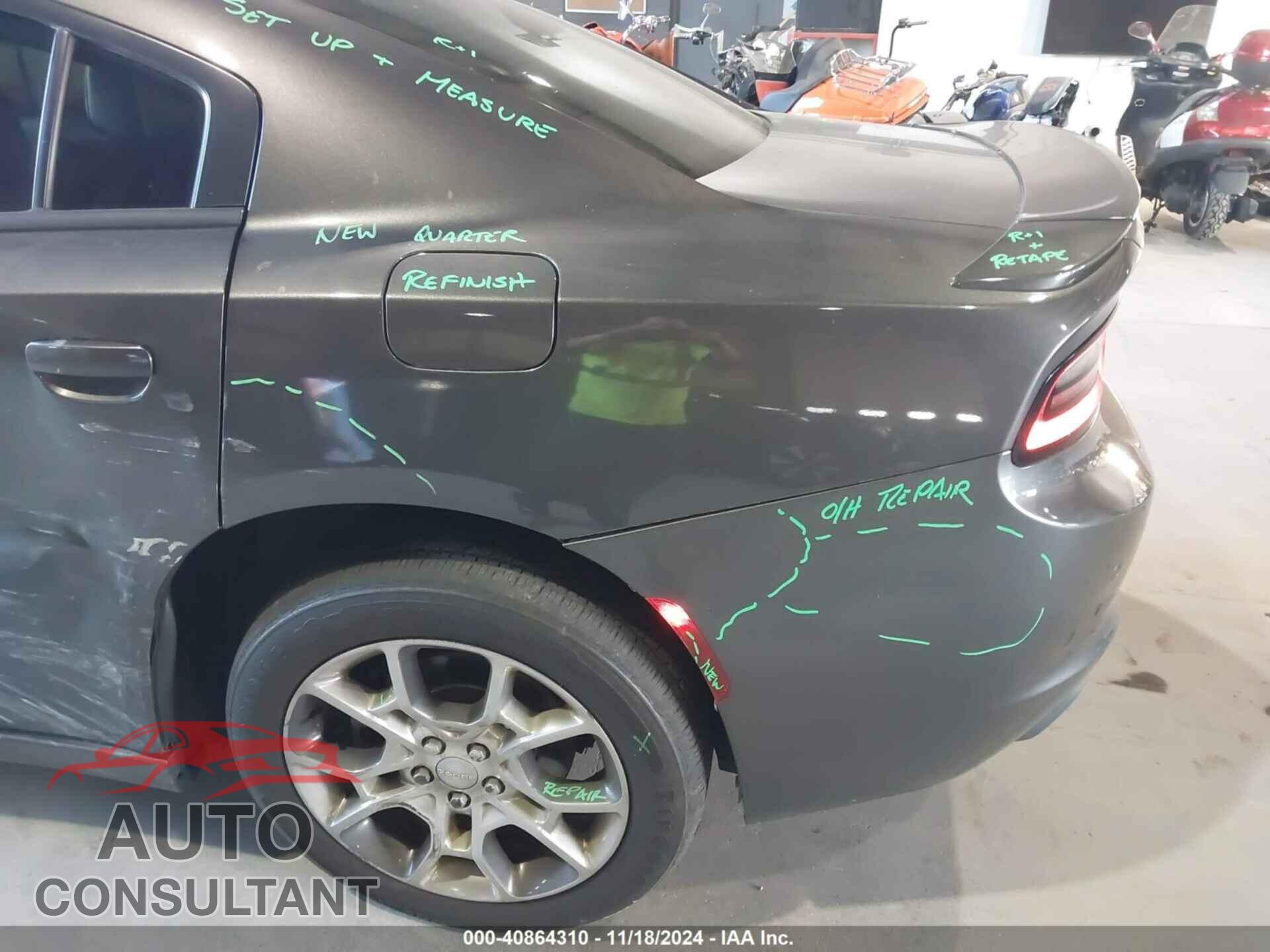 DODGE CHARGER 2016 - 2C3CDXJG3GH151253