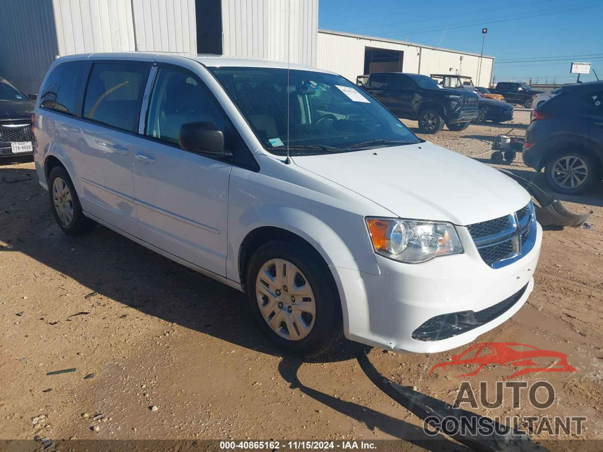 DODGE GRAND CARAVAN 2017 - 2C4RDGBGXHR850475