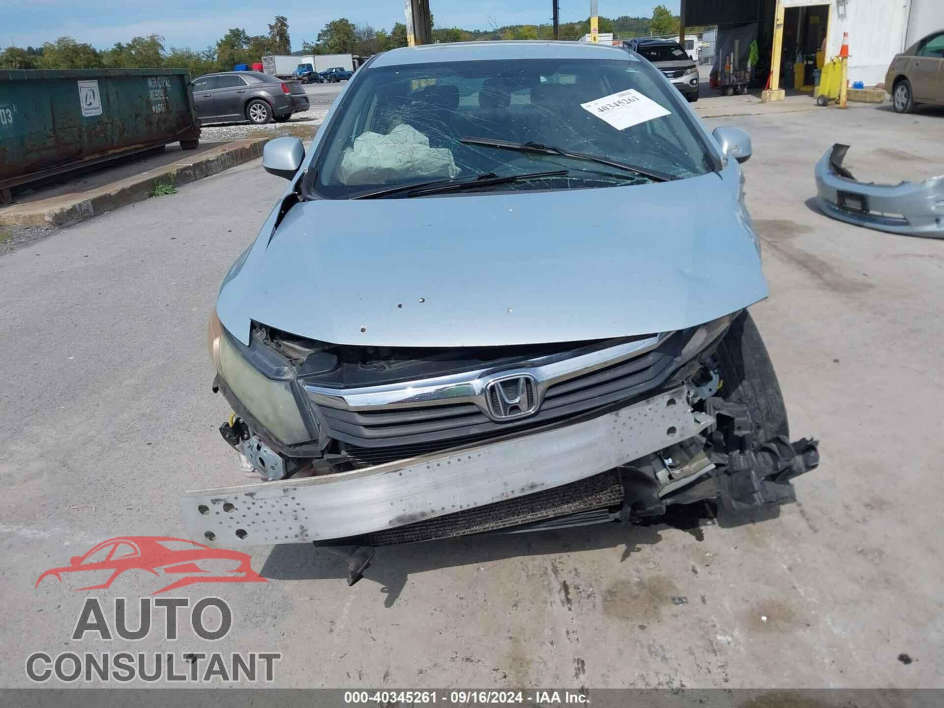 HONDA CIVIC 2012 - 2HGFB2F54CH509920