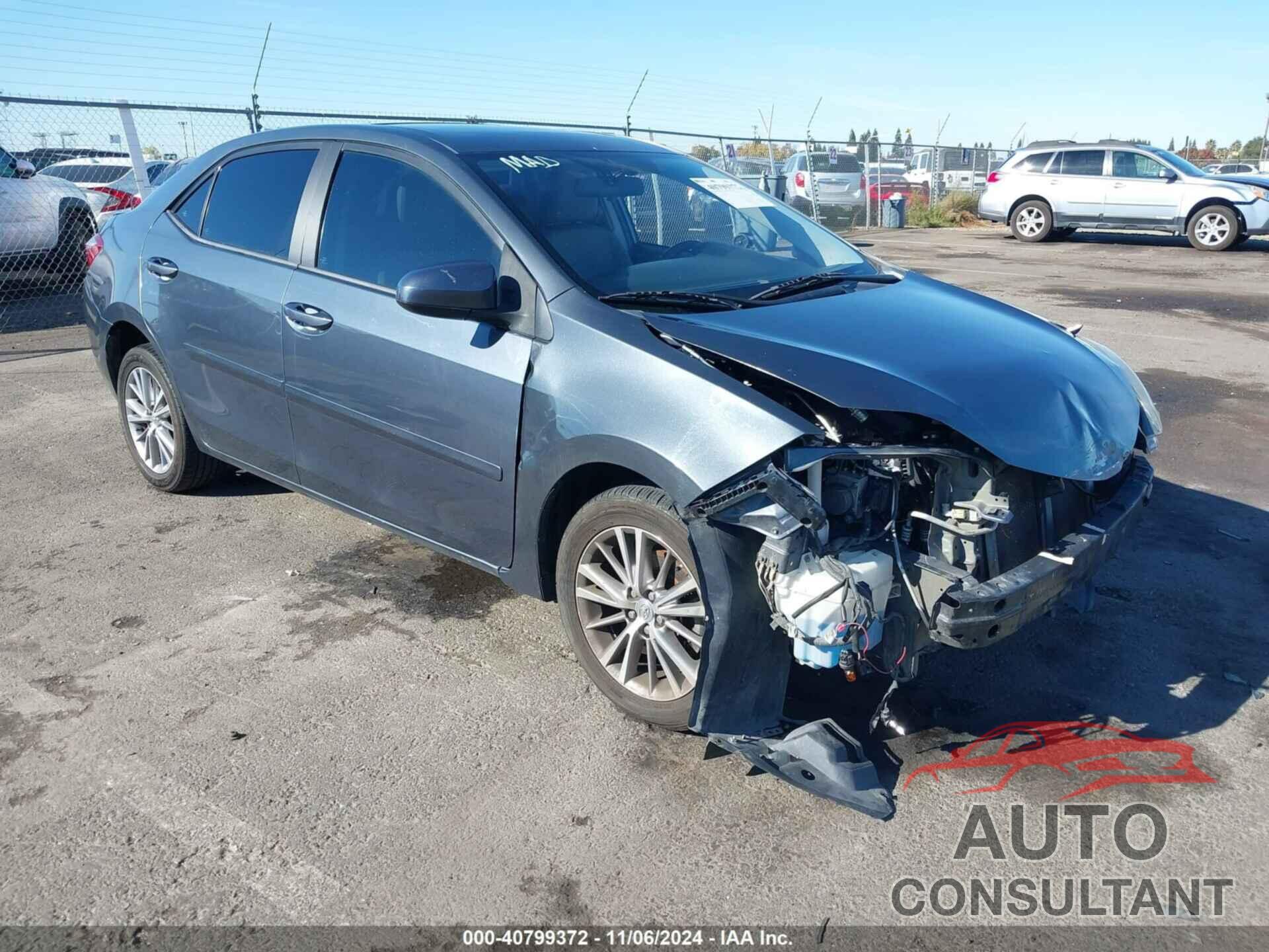 TOYOTA COROLLA 2015 - 5YFBURHE6FP221733
