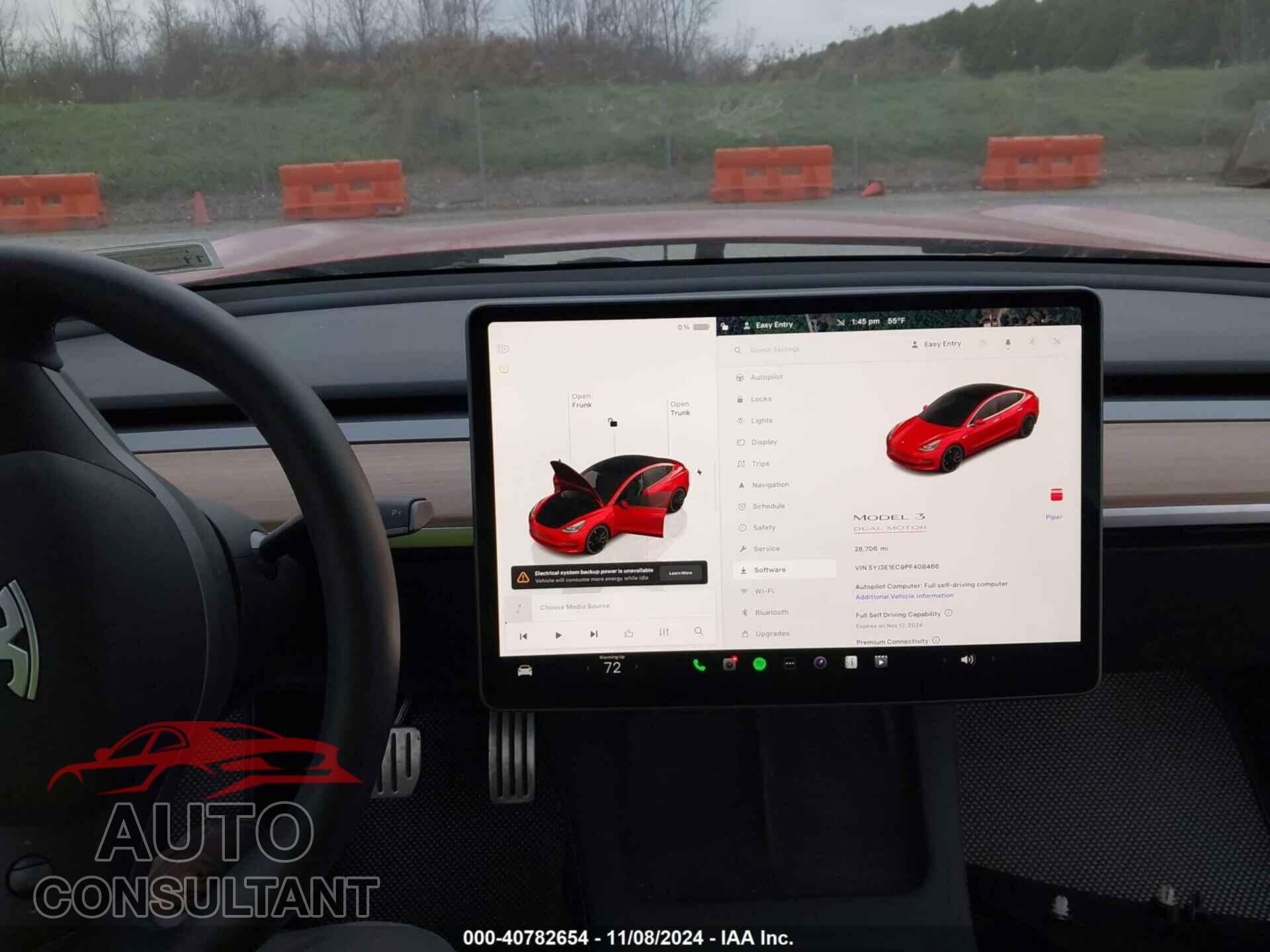 TESLA MODEL 3 2023 - 5YJ3E1EC9PF408466