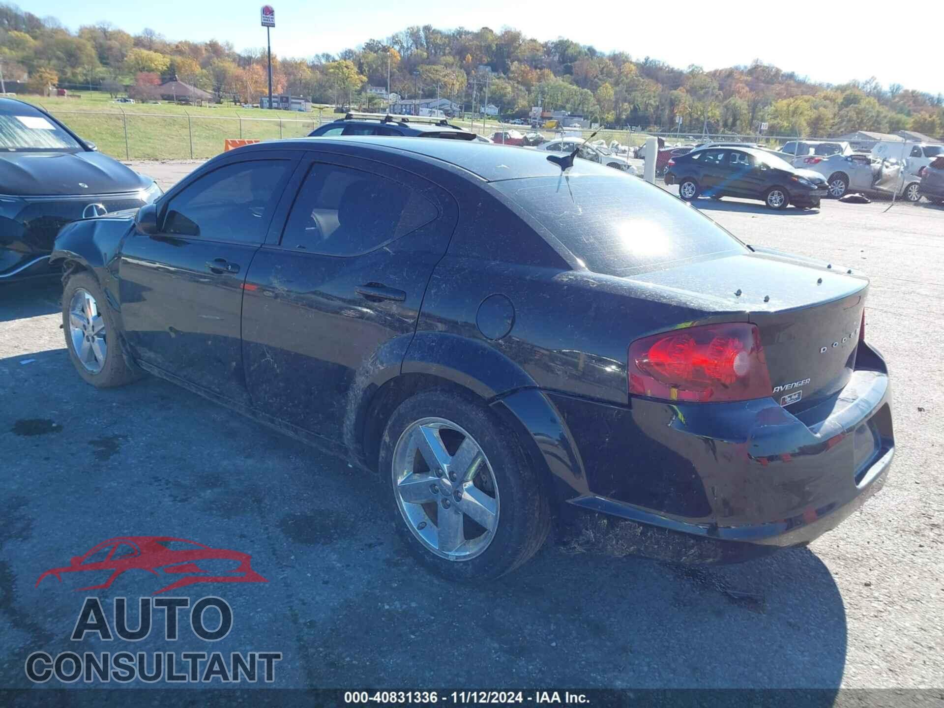 DODGE AVENGER 2011 - 1B3BD2FG0BN544888