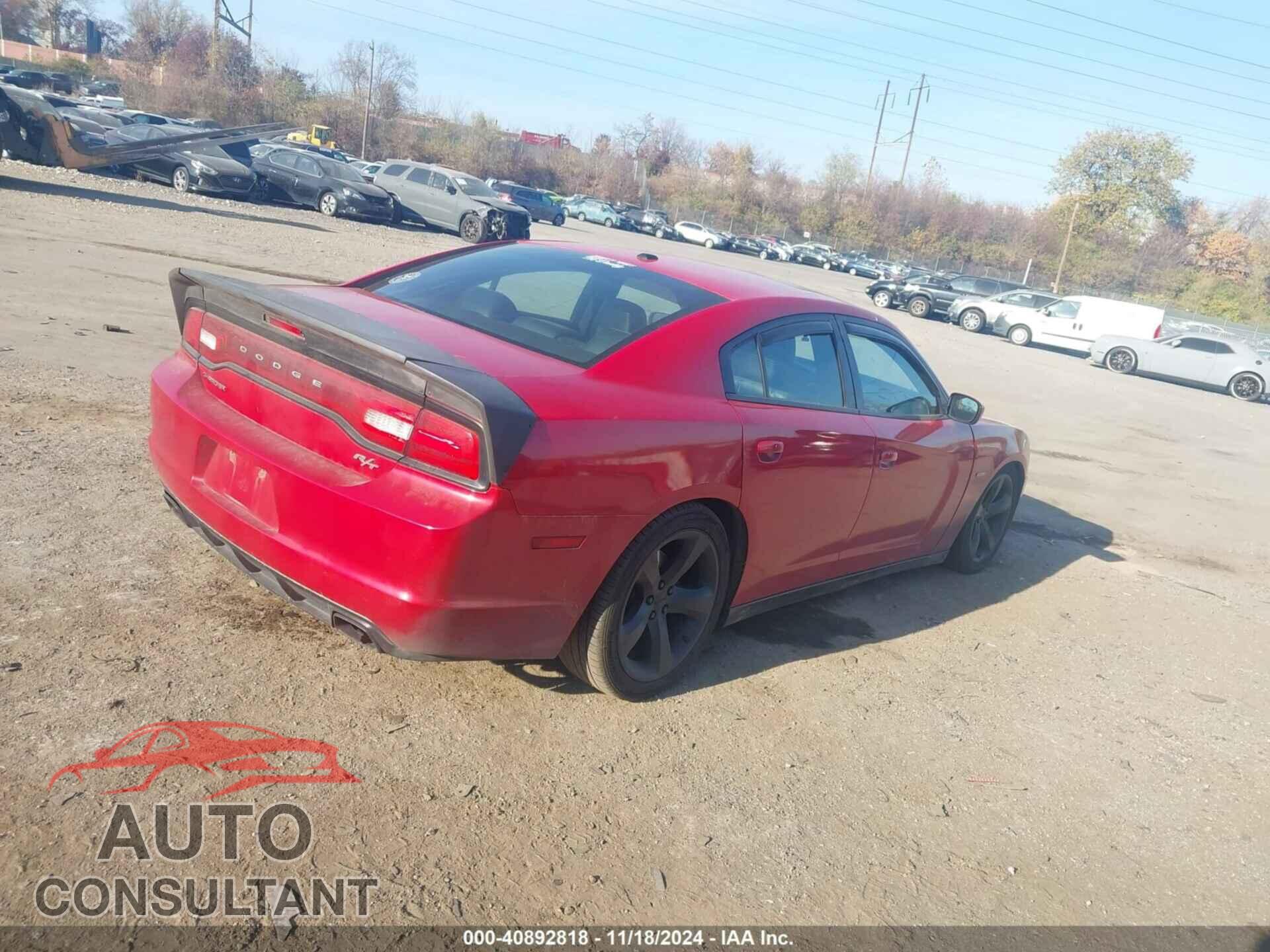 DODGE CHARGER 2012 - 2C3CDXCT2CH154696