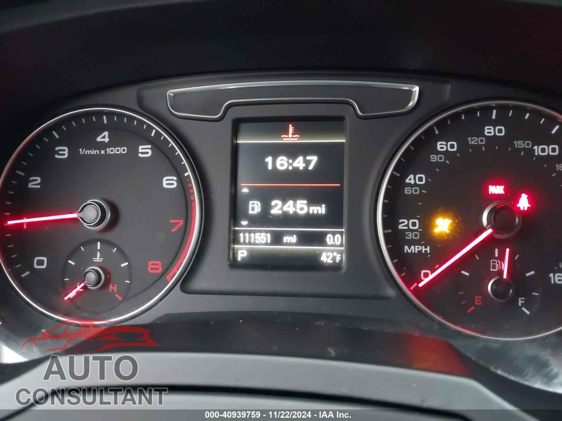 AUDI Q3 2016 - WA1GFCFS2GR013615