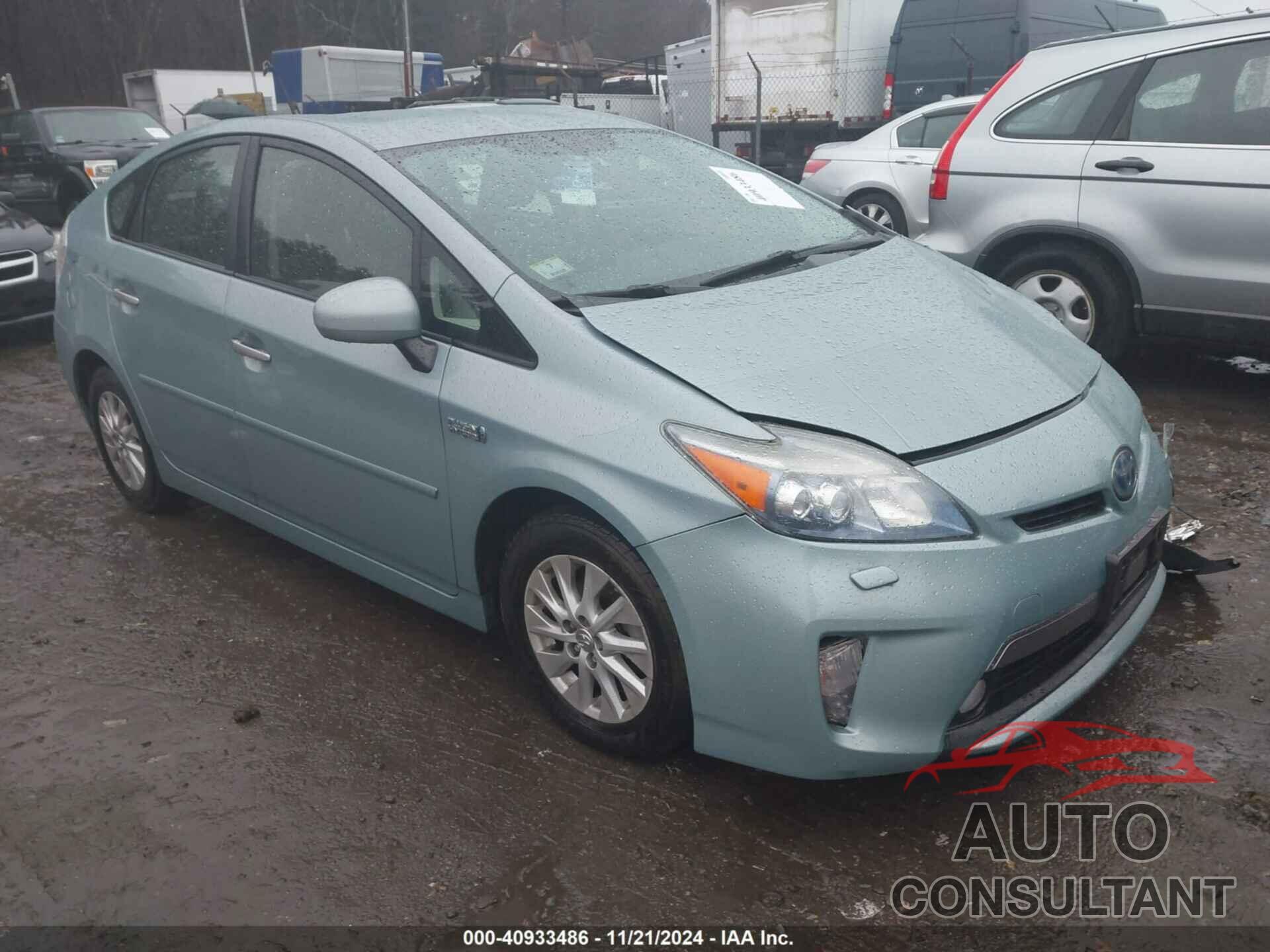 TOYOTA PRIUS PLUG-IN 2012 - JTDKN3DPXC3011349