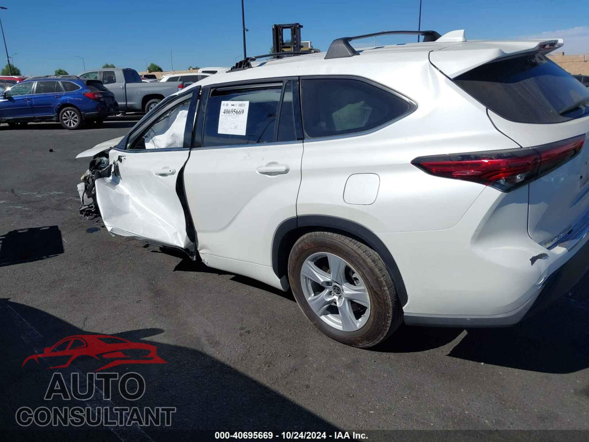 TOYOTA HIGHLANDER 2021 - 5TDZZRAH9MS056334