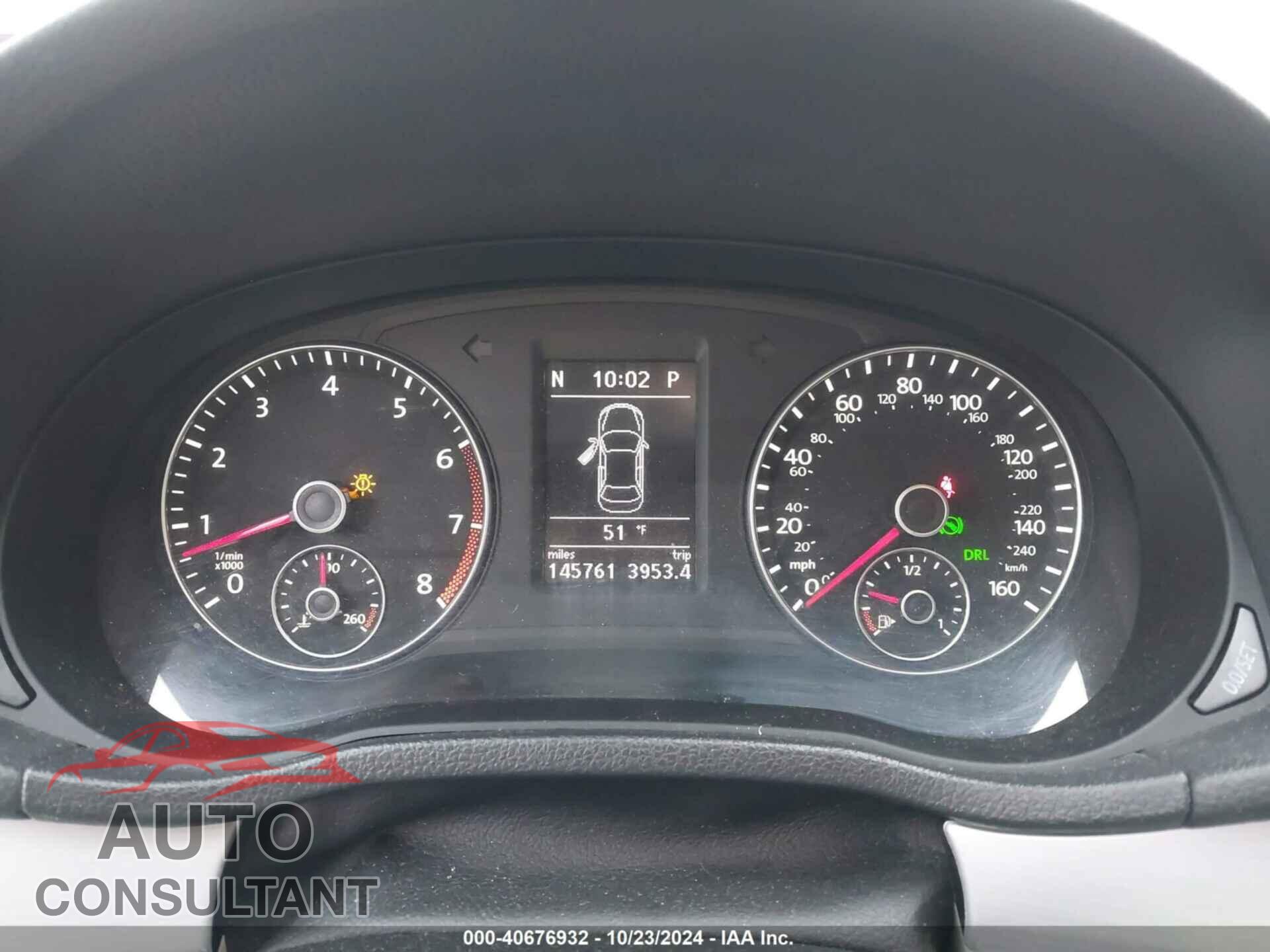 VOLKSWAGEN PASSAT 2012 - 1VWBP7A39CC062602