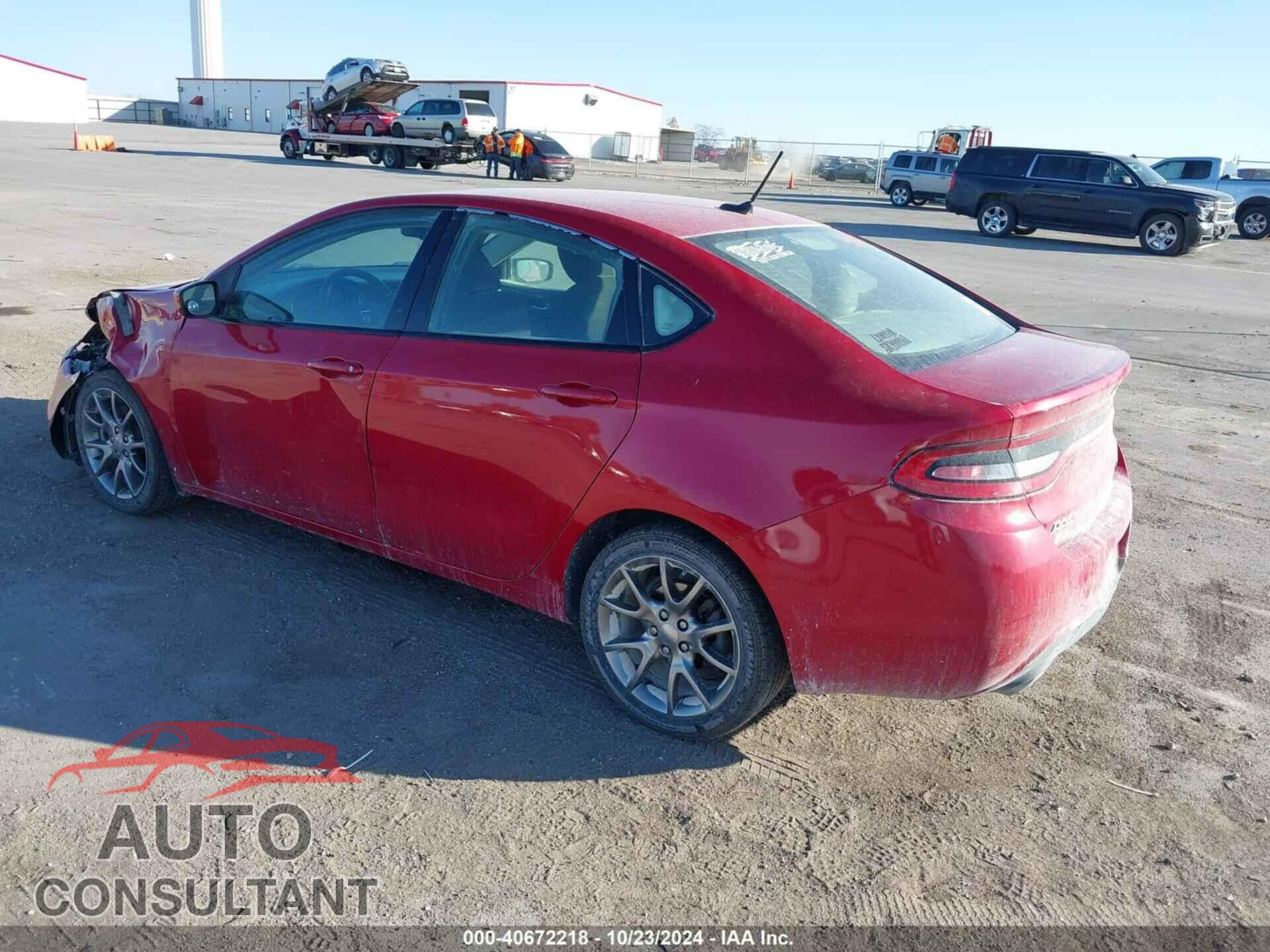 DODGE DART 2013 - 1C3CDFBA5DD334165