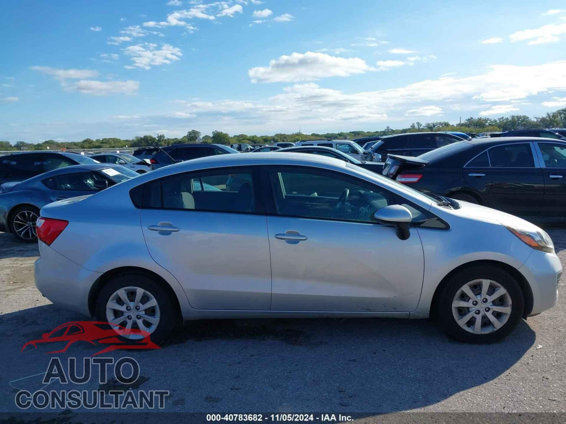 KIA RIO 2013 - KNADM4A3XD6204181