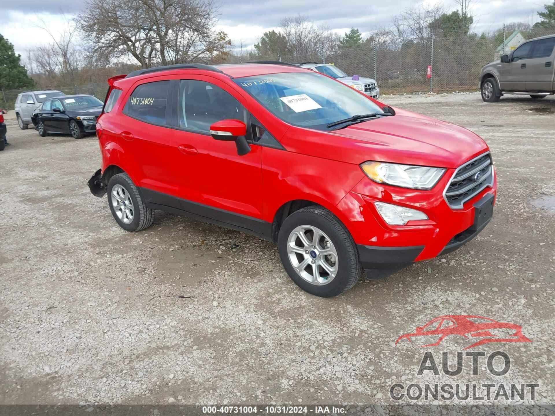 FORD ECOSPORT 2020 - MAJ6S3GL2LC391831