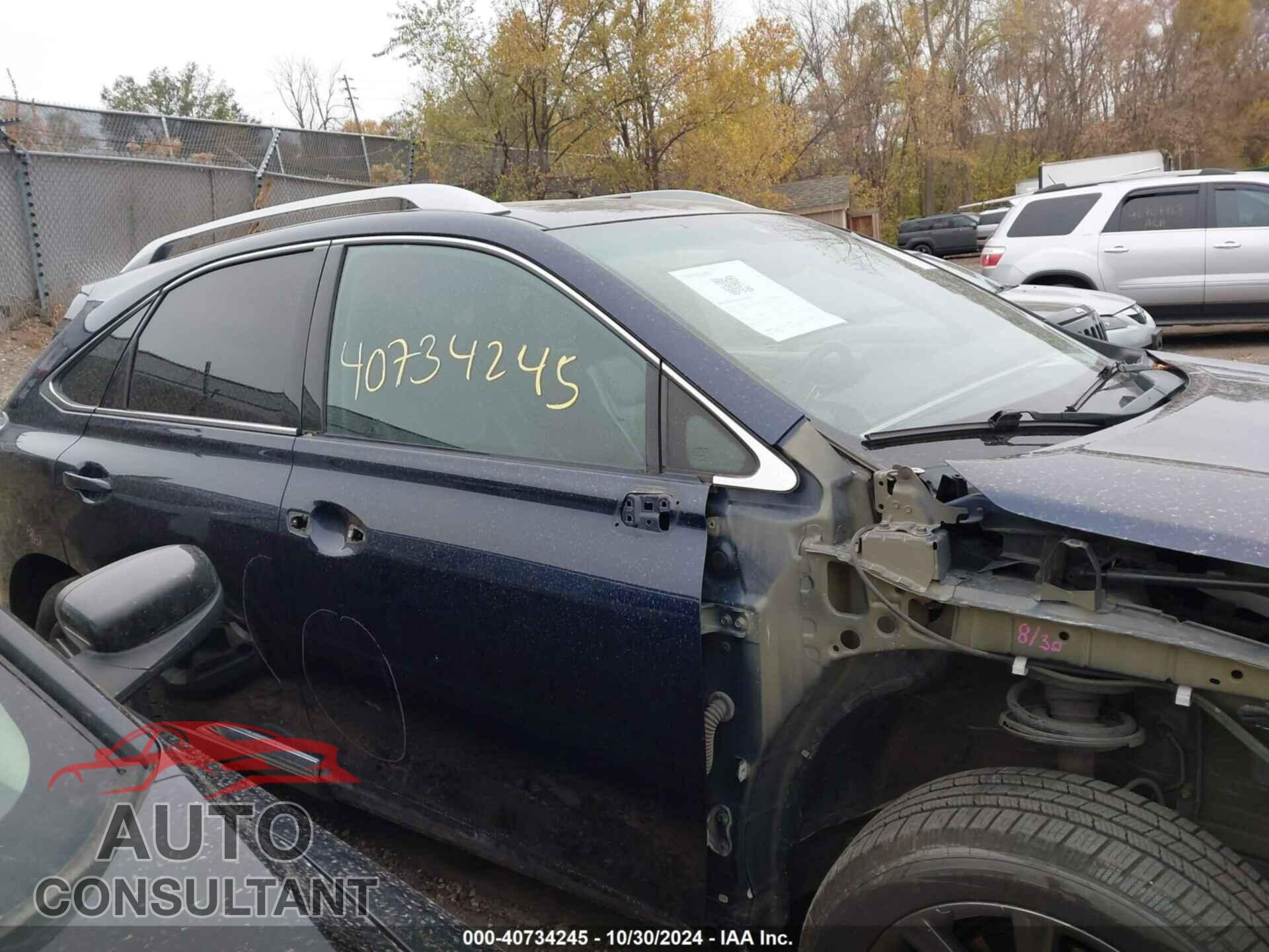 LEXUS RX 350 2013 - 2T2BK1BA4DC186728