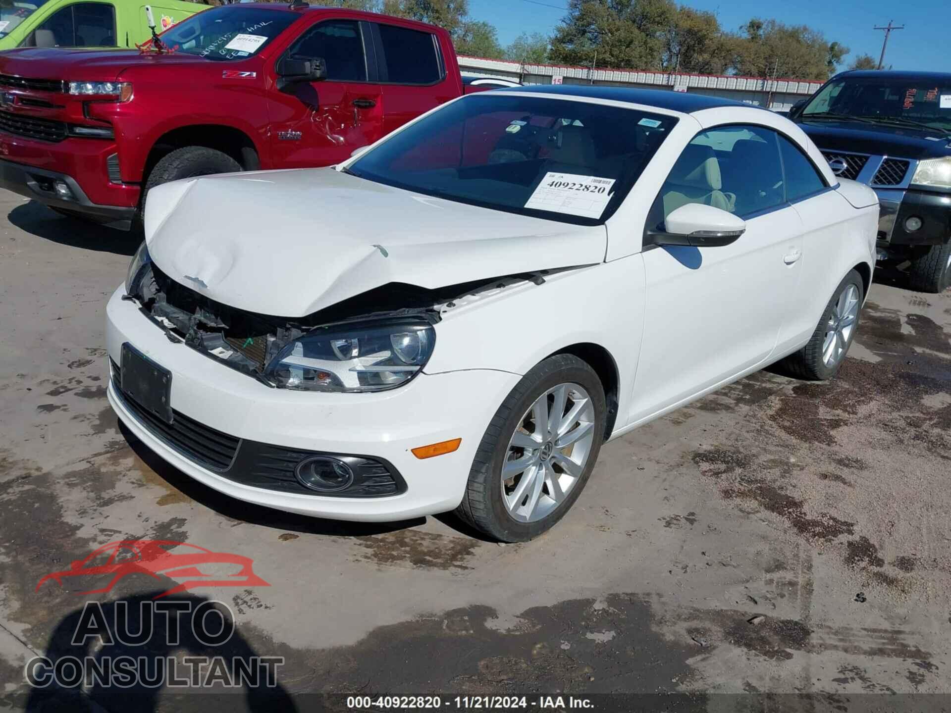 VOLKSWAGEN EOS 2014 - WVWBW8AH0EV005820