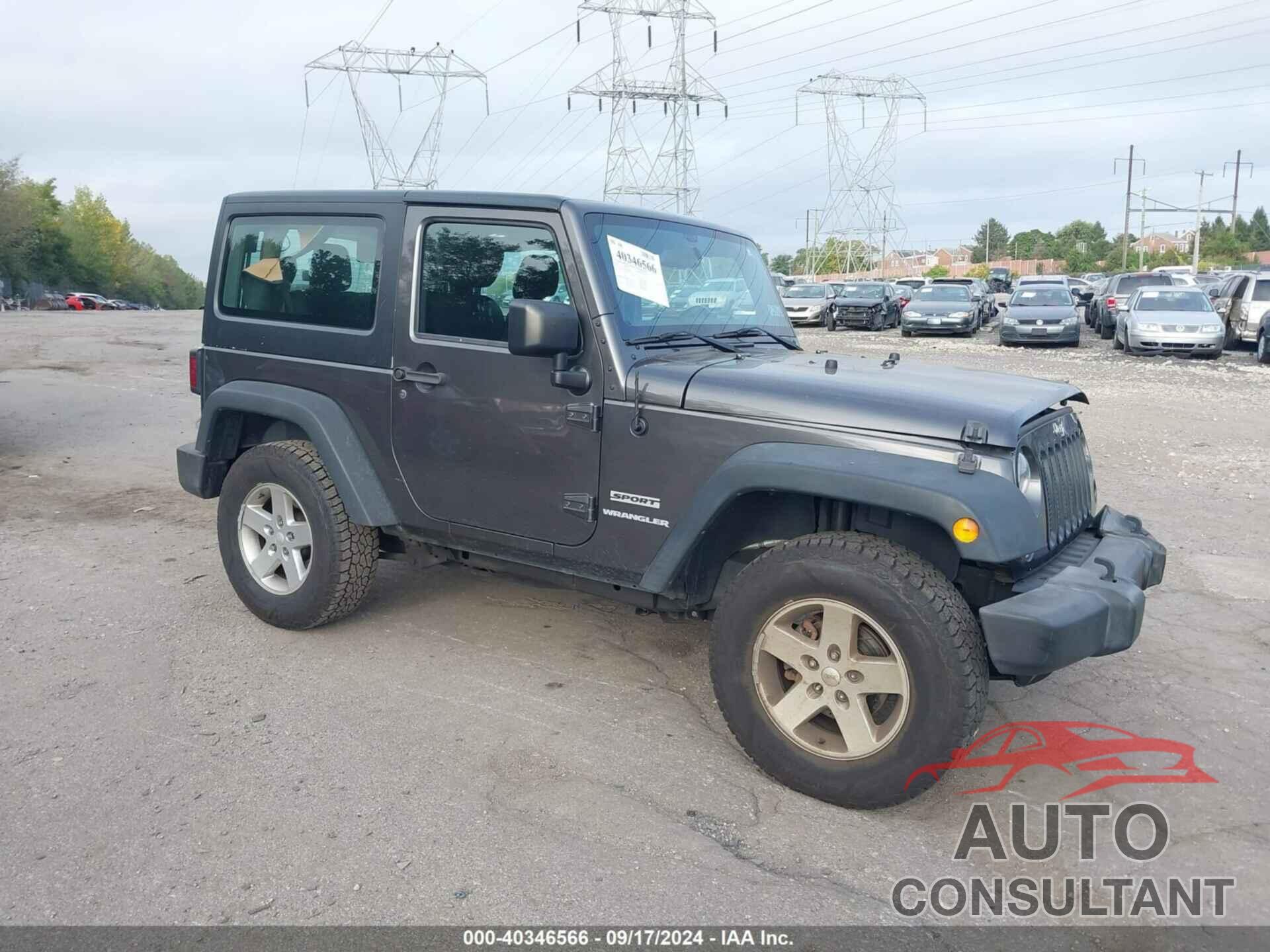 JEEP WRANGLER 2016 - 1C4AJWAG2GL253006