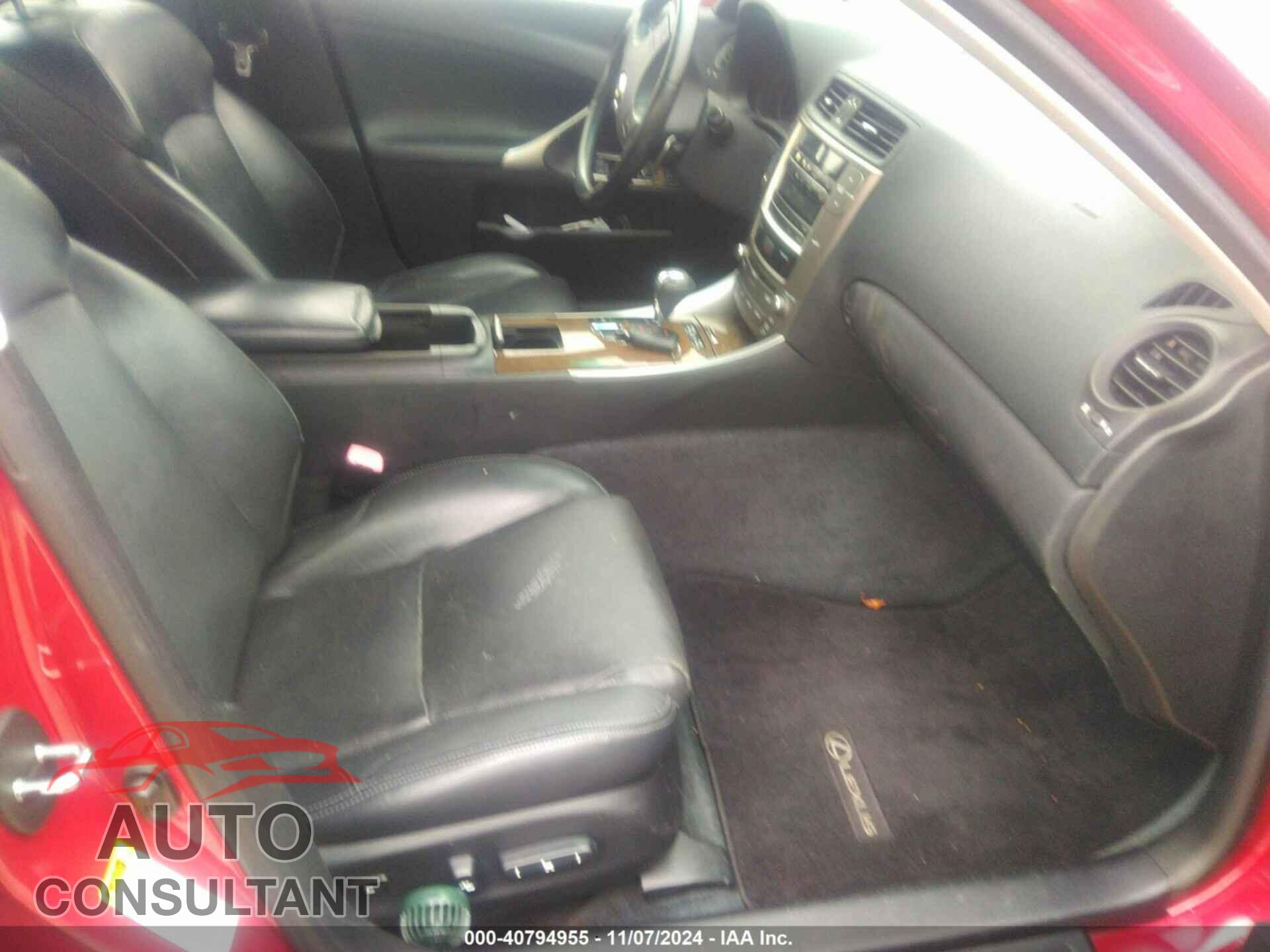LEXUS IS 250 2010 - JTHCF5C23A5039593