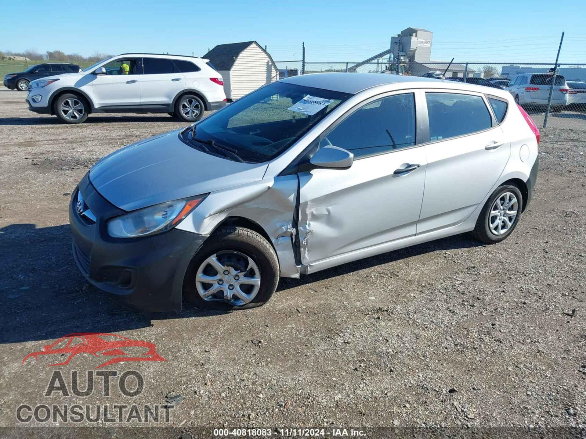 HYUNDAI ACCENT 2013 - KMHCT5AE1DU080771