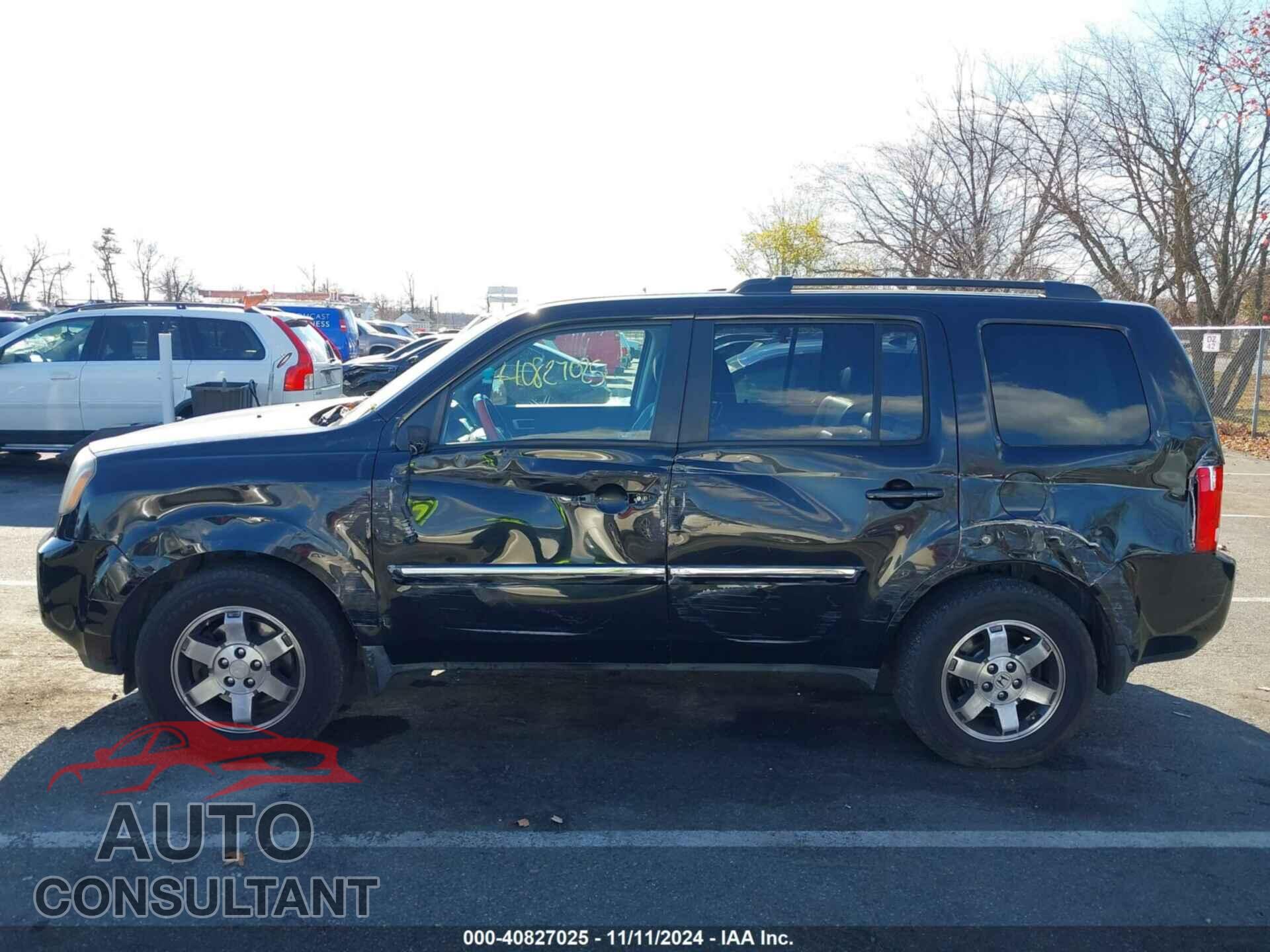 HONDA PILOT 2010 - 5FNYF4H91AB013435