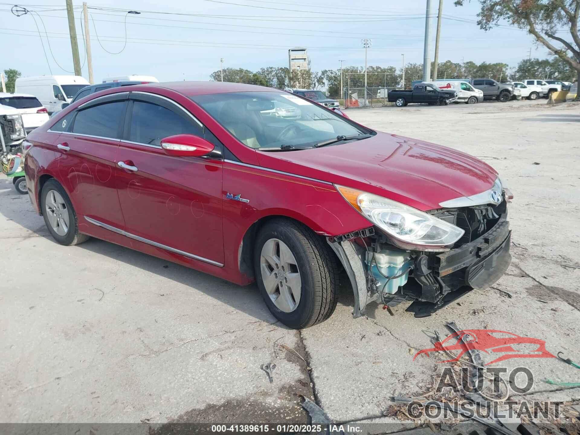 HYUNDAI SONATA HYBRID 2012 - KMHEC4A48CA054386