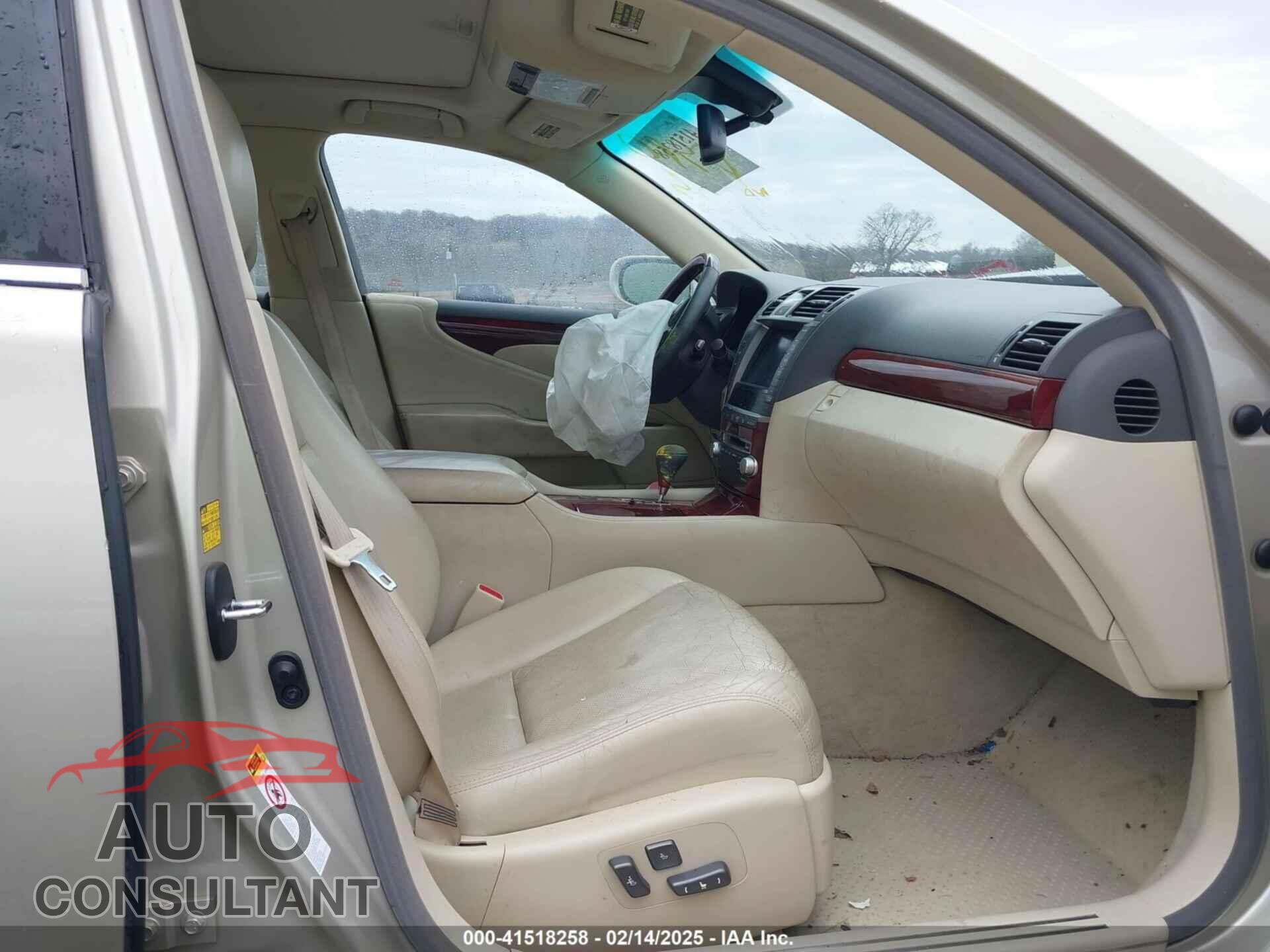 LEXUS LS 460 2010 - JTHBL5EF8A5099793