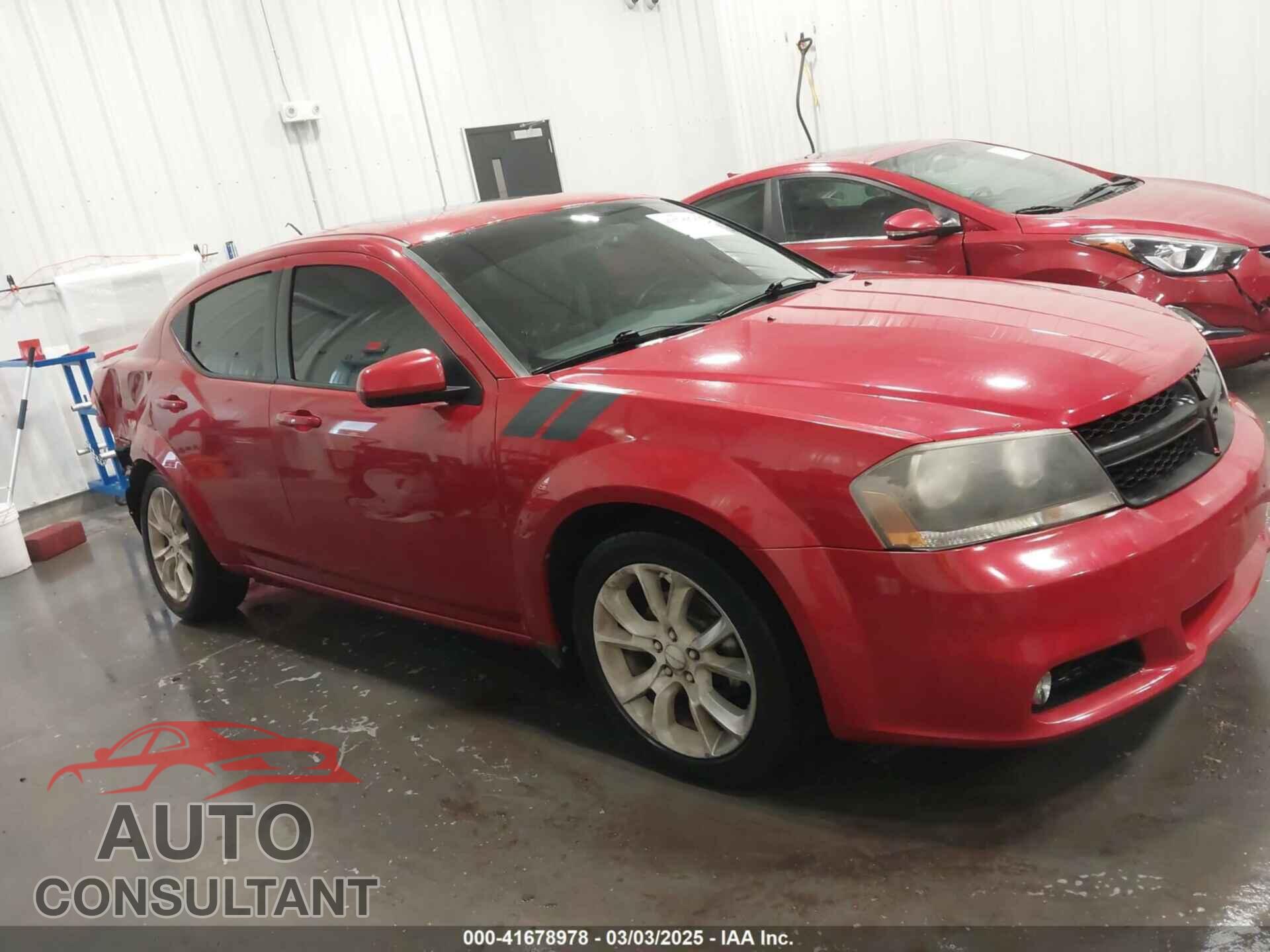 DODGE AVENGER 2013 - 1C3CDZBG3DN519881