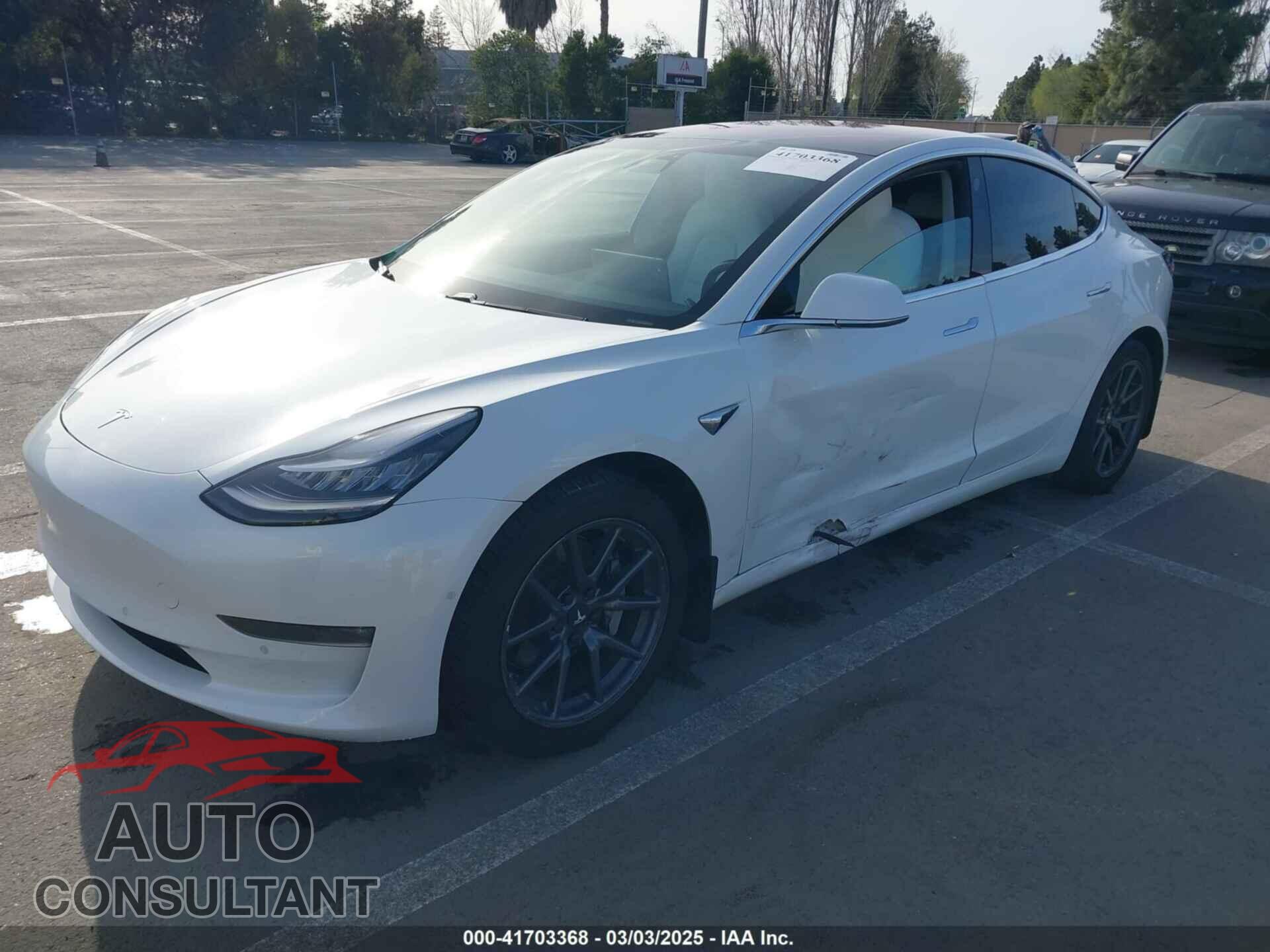 TESLA MODEL 3 2019 - 5YJ3E1EA0KF322776