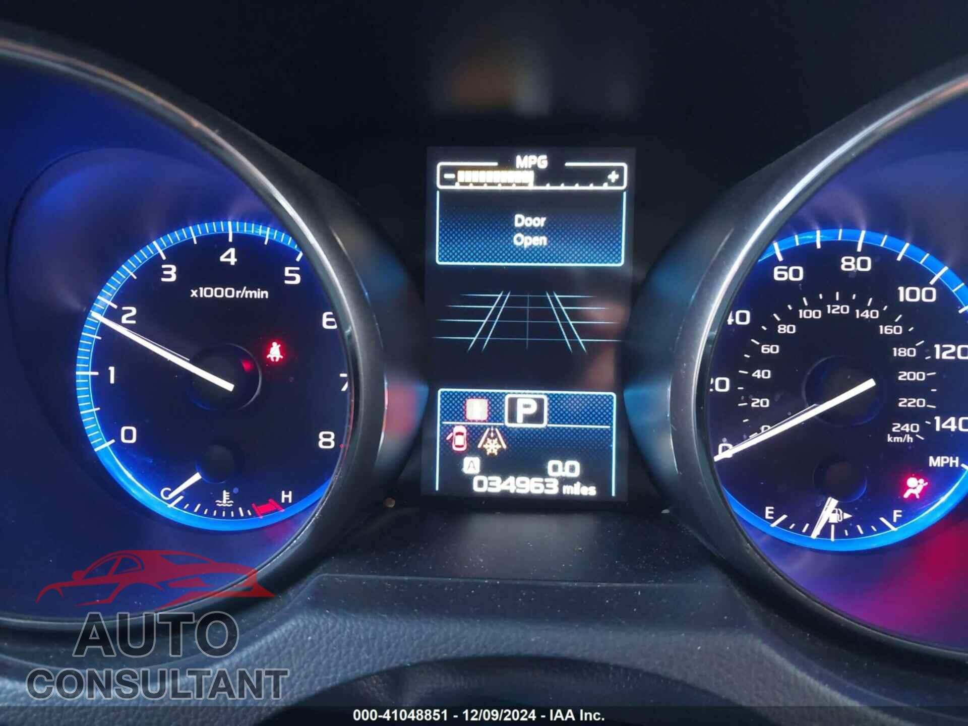 SUBARU OUTBACK 2017 - 4S4BSANC9H3284424