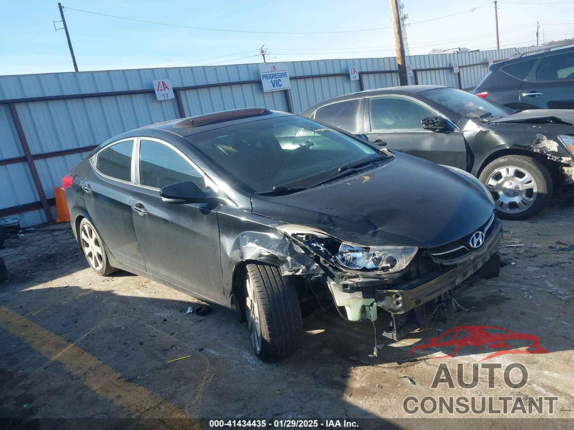 HYUNDAI ELANTRA 2012 - KMHDH4AE8CU375672