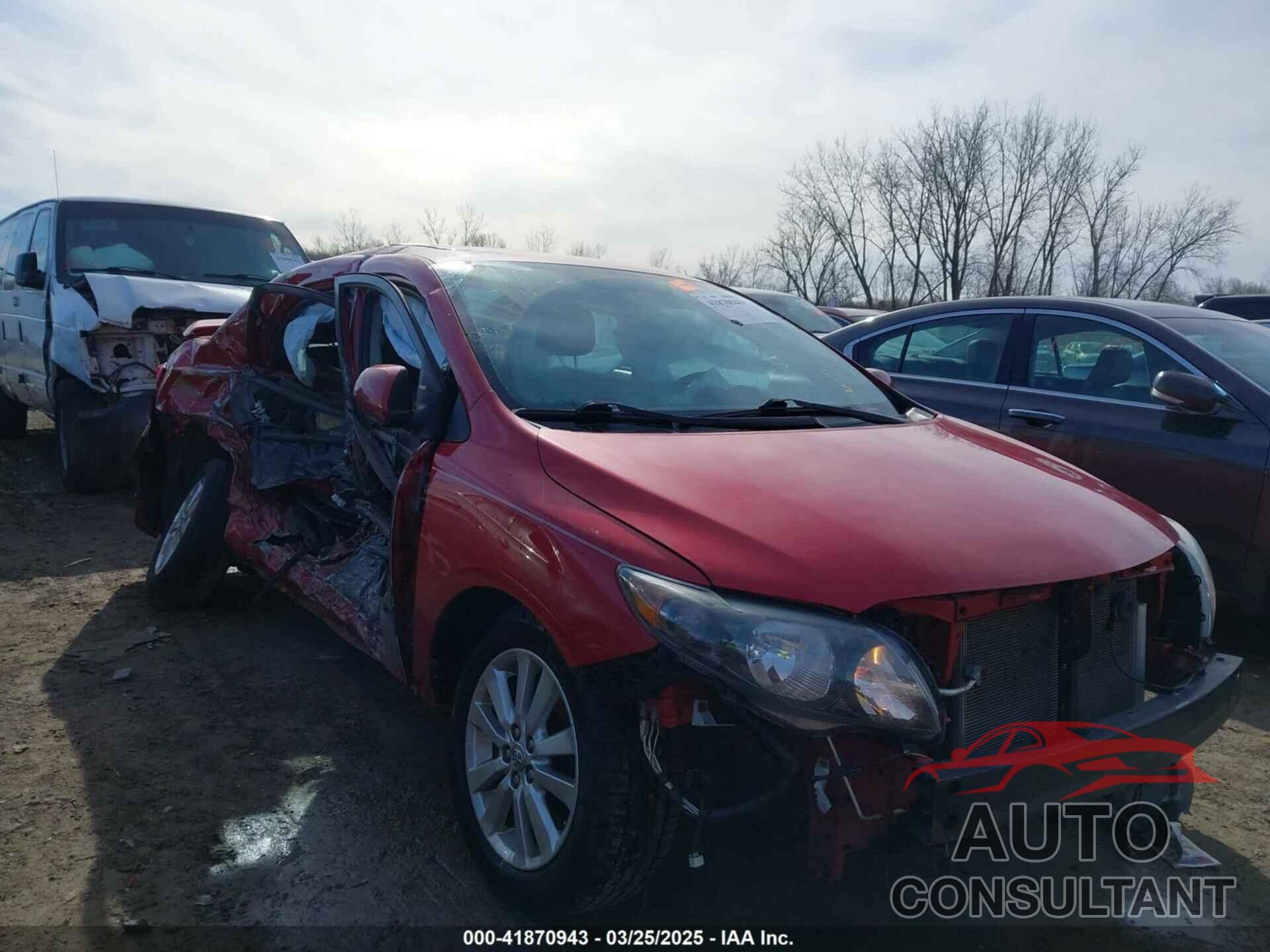 TOYOTA COROLLA 2009 - 2T1BU40EX9C125865