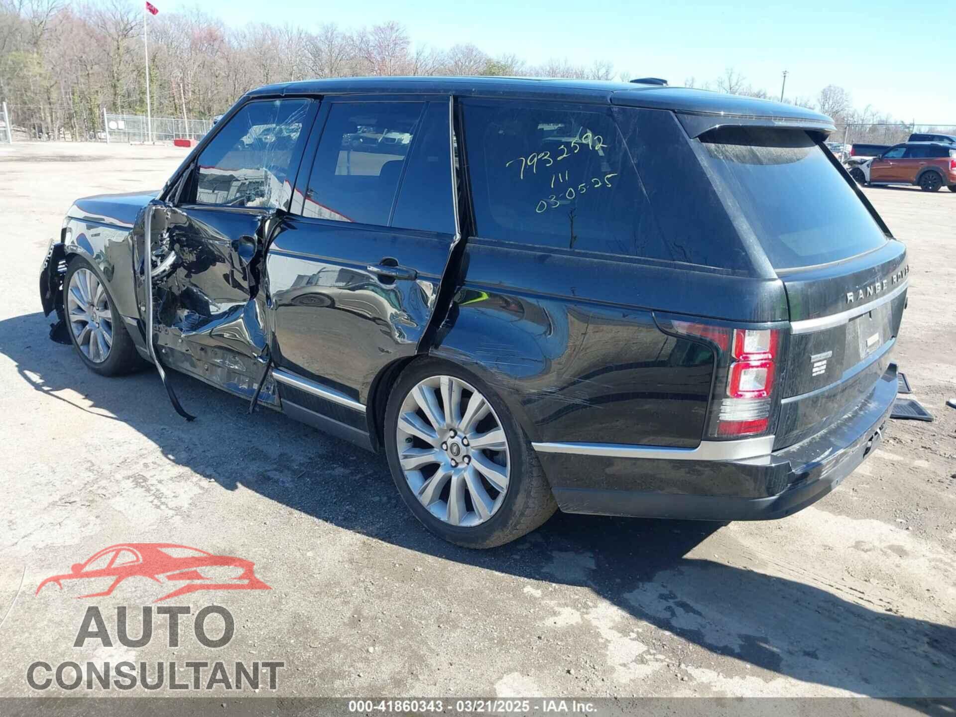LAND ROVER RANGE ROVER 2013 - SALGS2EFXDA102996