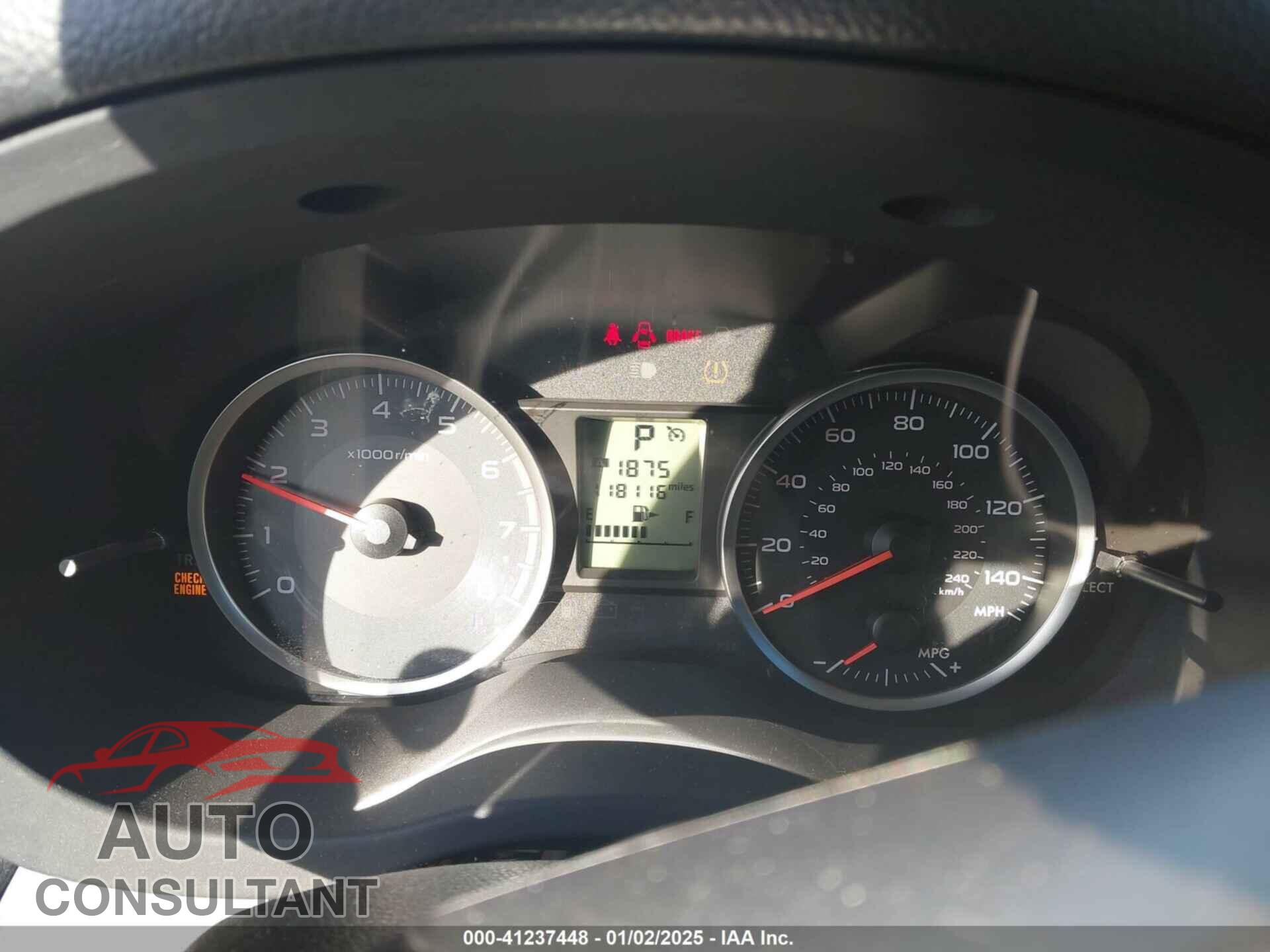 SUBARU FORESTER 2014 - JF2SJAAC0EH445465