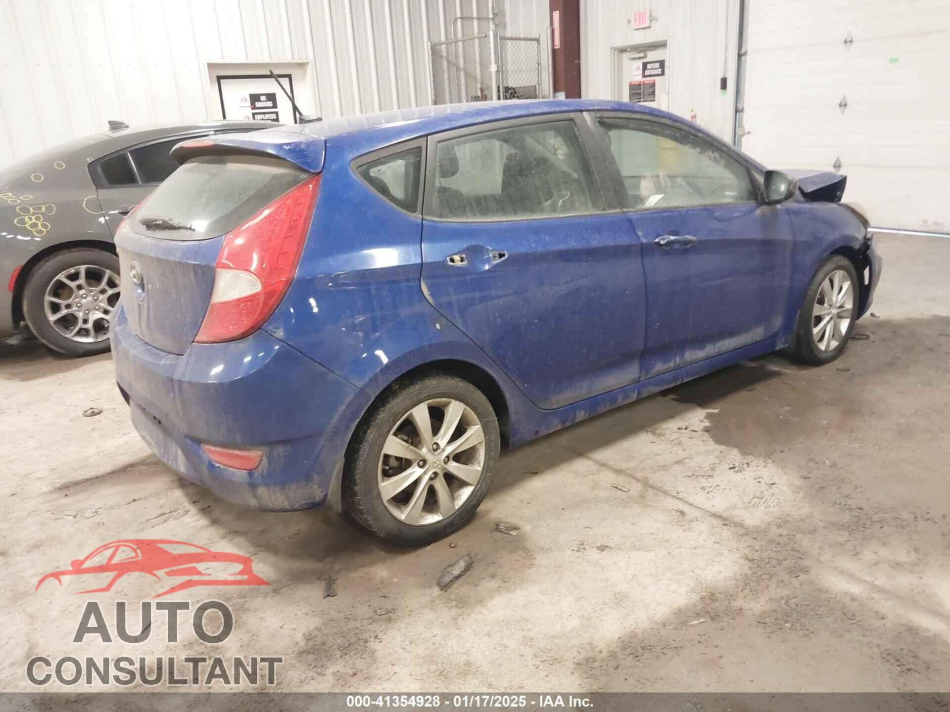 HYUNDAI ACCENT 2012 - KMHCU5AE8CU019834
