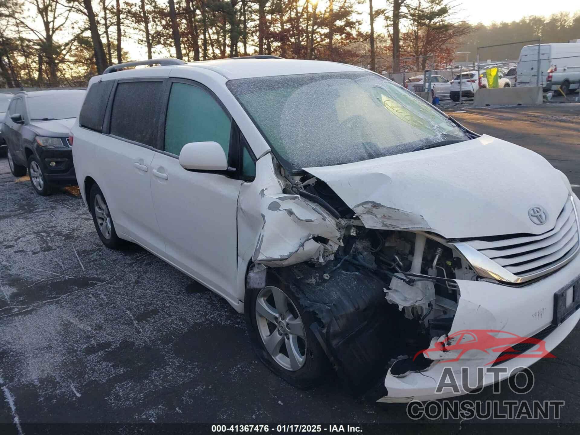 TOYOTA SIENNA 2016 - 5TDKK3DC6GS698498