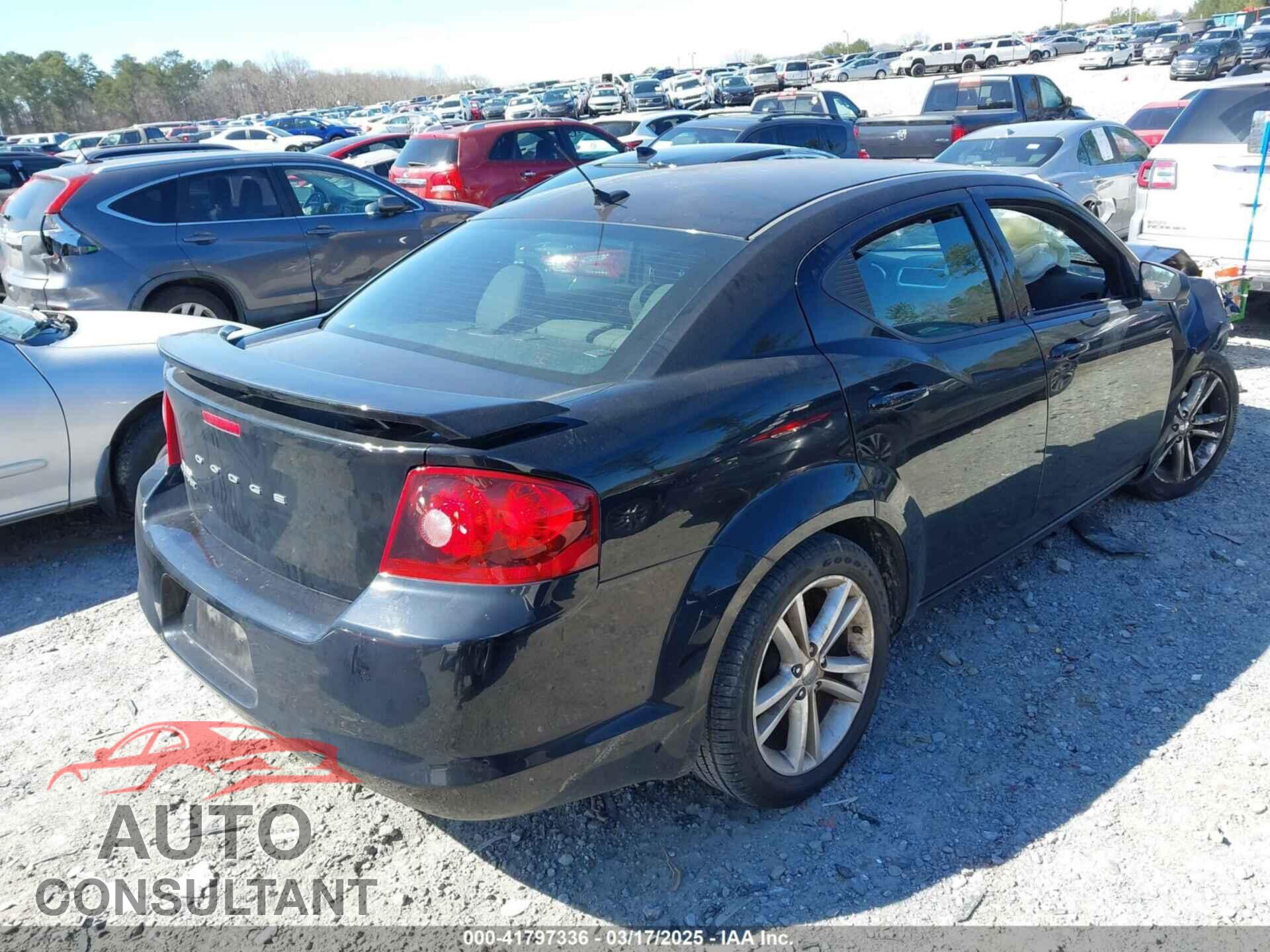 DODGE AVENGER 2013 - 1C3CDZAG4DN521480